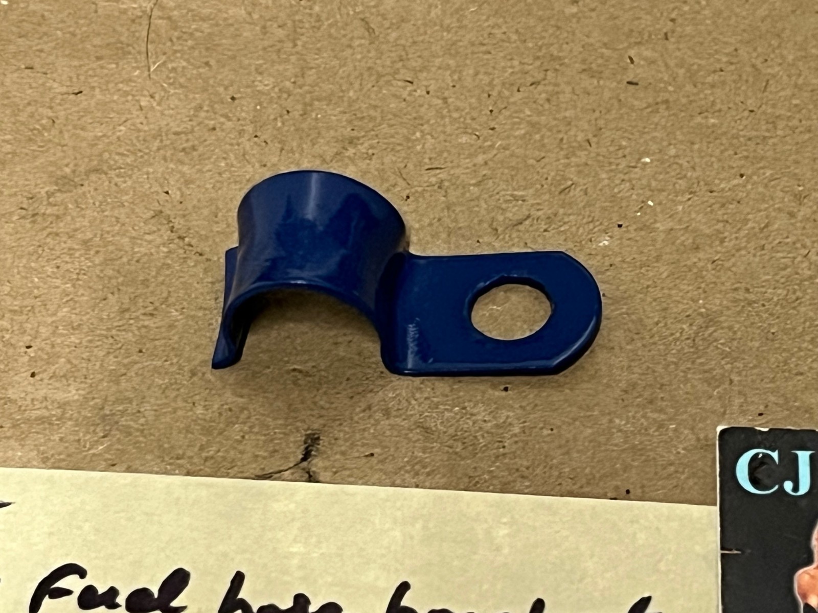 OEM 1959 1960 1961 1962 Cadillac Deville Eldorado Fleetwood 390 ENGINE UPPER FUEL HOSE LINE BRACKET CLAMP - Image 2