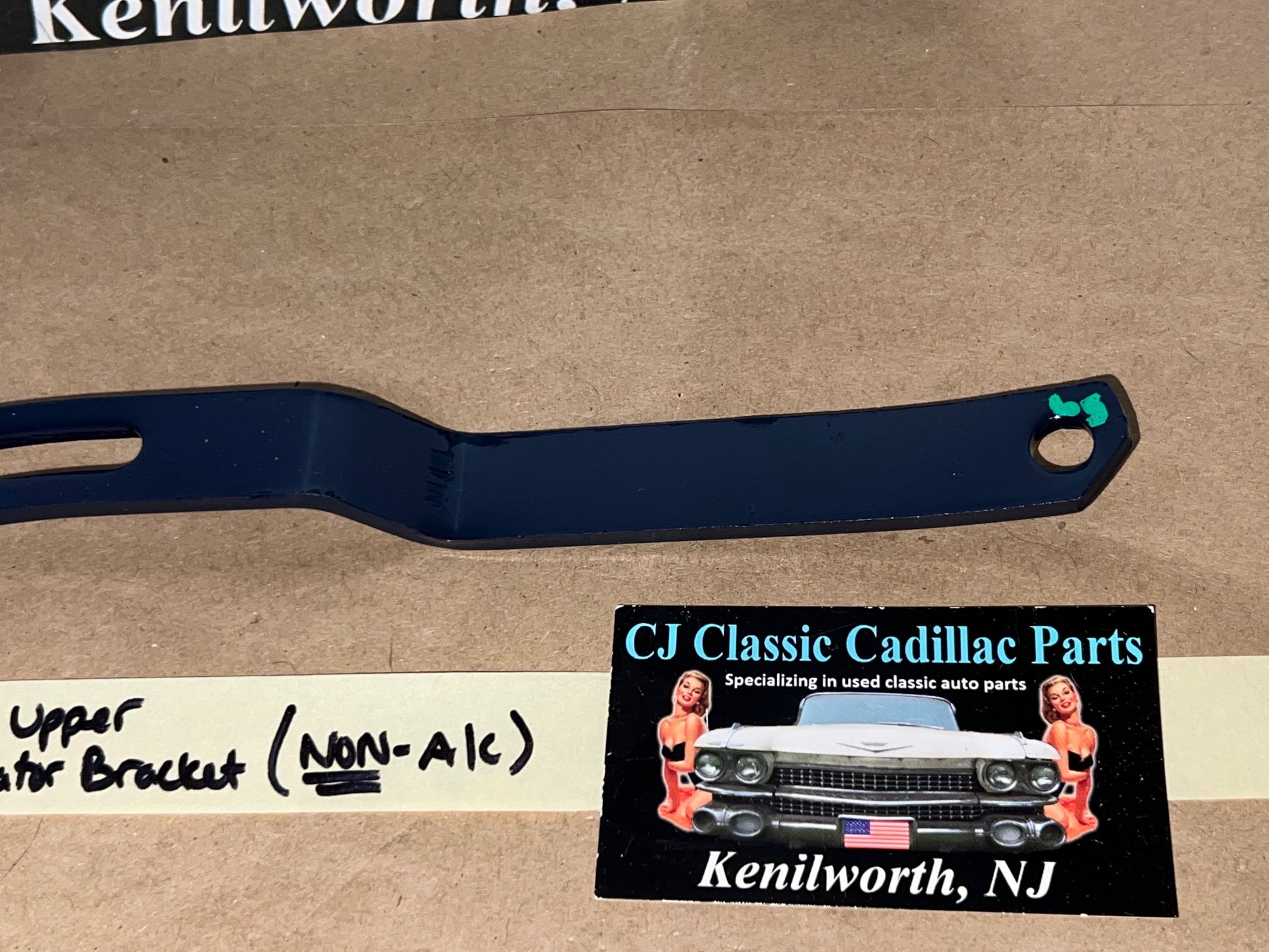 RESTORED 1959 1960 Cadillac Deville Eldorado Fleetwood 390 Engine FRONT UPPER GENERATOR BRACKET ADJUSTING LINK NON A/C #1471915 - Image 2