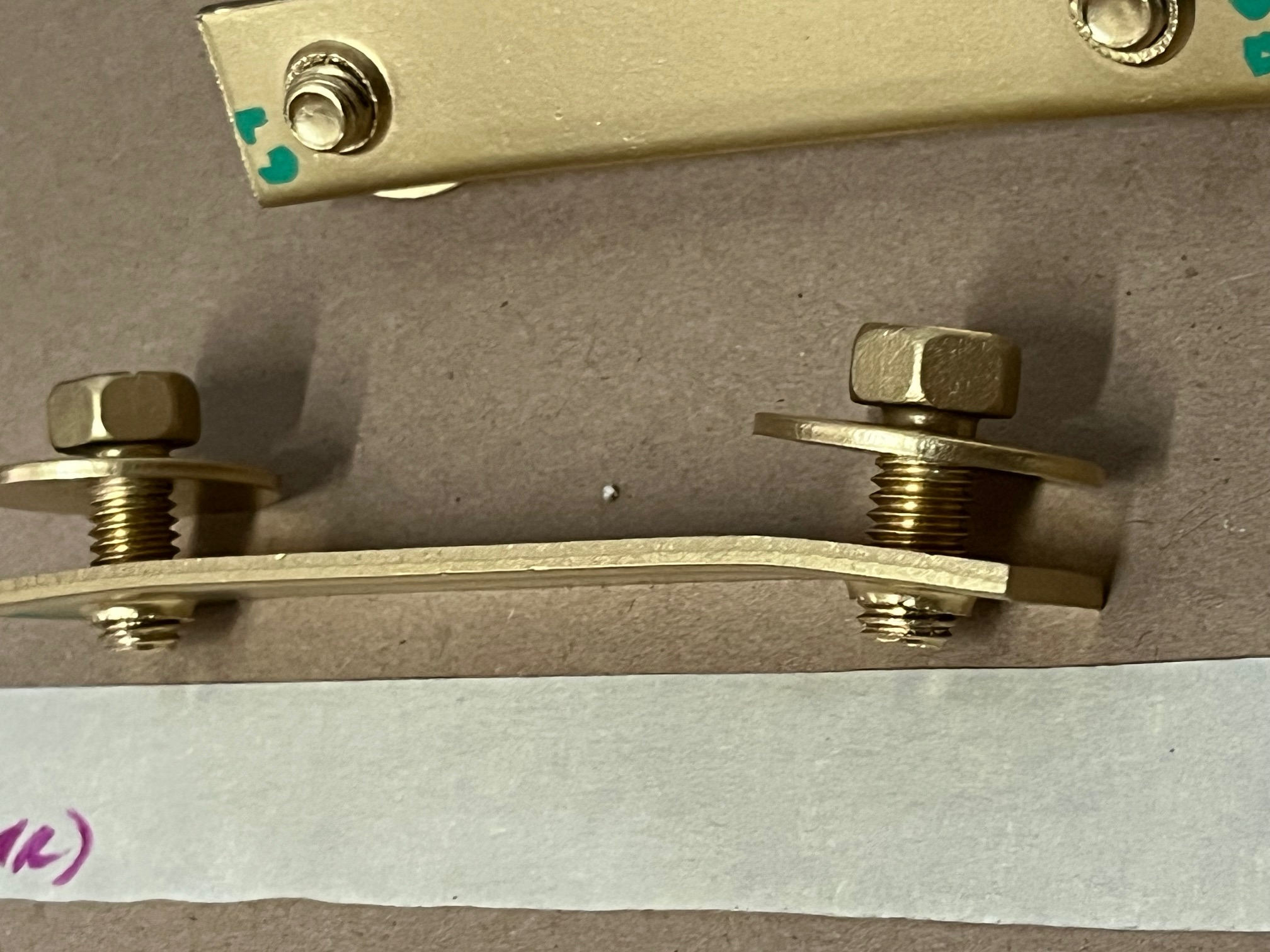 OEM 1963 1964 1965 1966 1967 1968 Cadillac Deville Fleetwood Calais 1963 1964 1965 1966 Eldorado INNER FENDER WHEEL WELL HOOD HINGE BRACKET MOUNTING STRAP RETAINERS #3511807 - Image 4