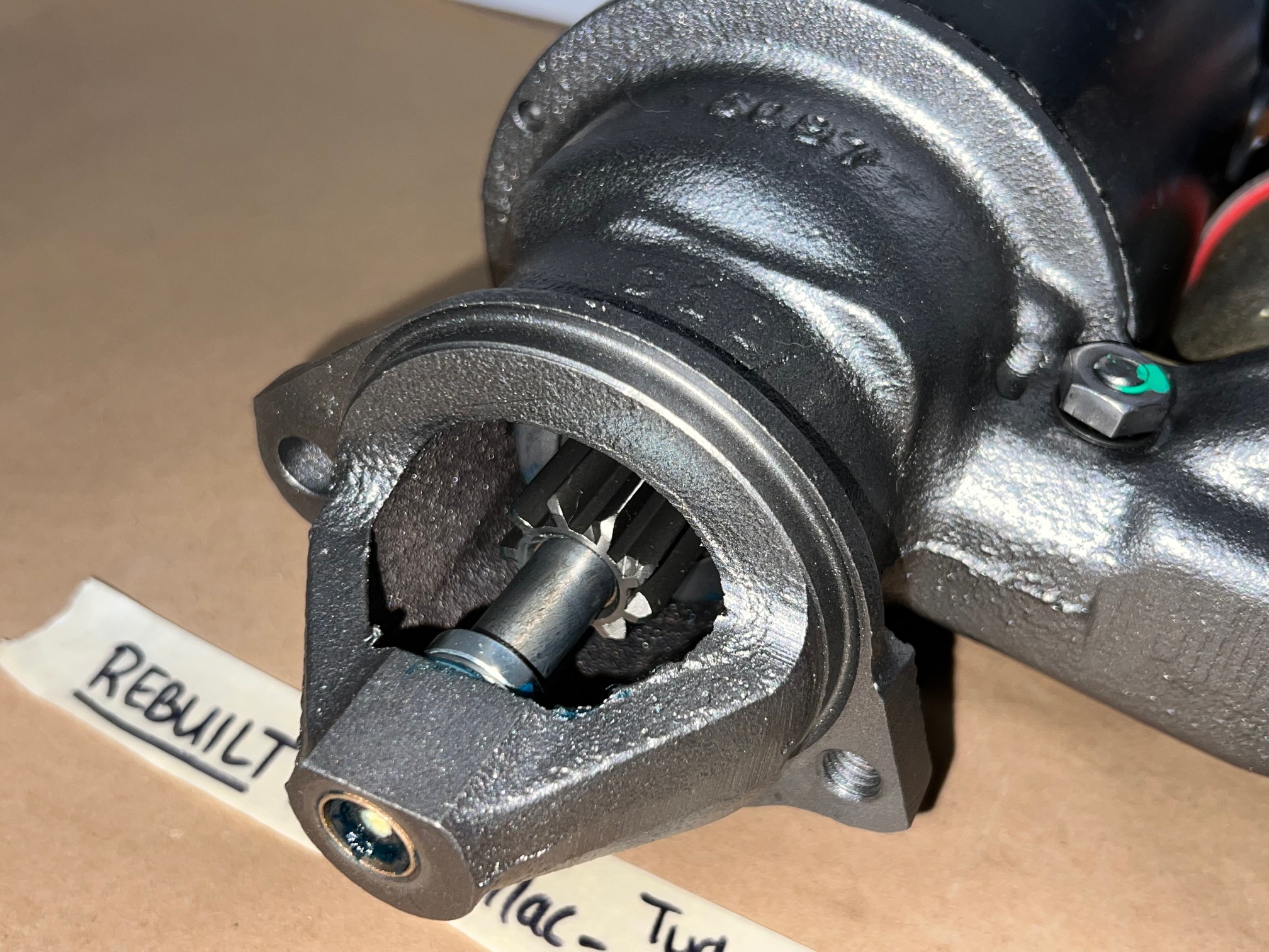 REBUILT 1964 CADILLAC DEVILLE ELDORADO FLEETWOOD TURBO-HYDRAMATIC TH400 DELCO REMY STARTER MOTOR WITH NEW SOLENOID #1107314 - Image 4