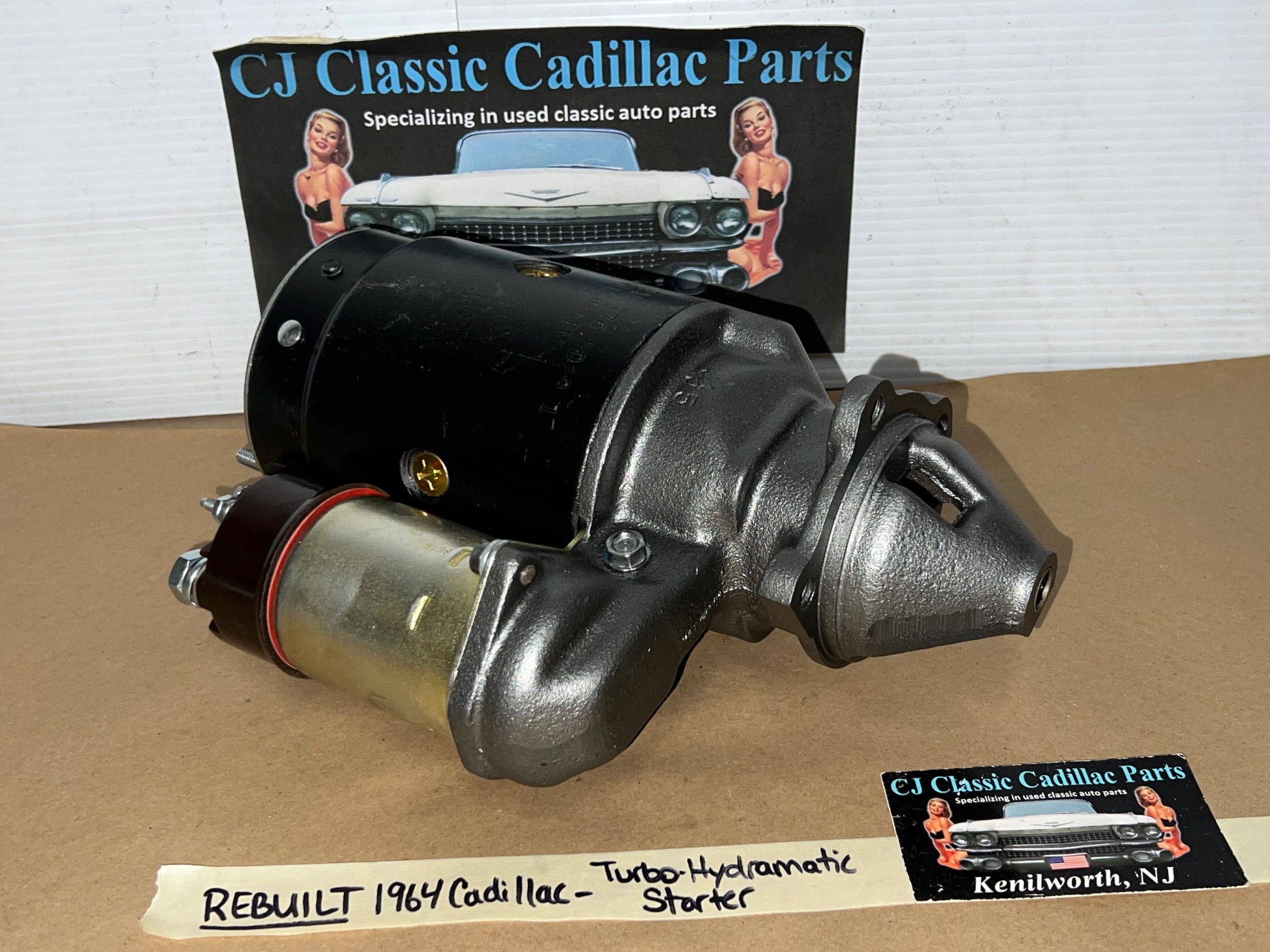 REBUILT 1964 CADILLAC DEVILLE ELDORADO FLEETWOOD TURBO-HYDRAMATIC TH400 DELCO REMY STARTER MOTOR WITH NEW SOLENOID #1107314 - Image 12
