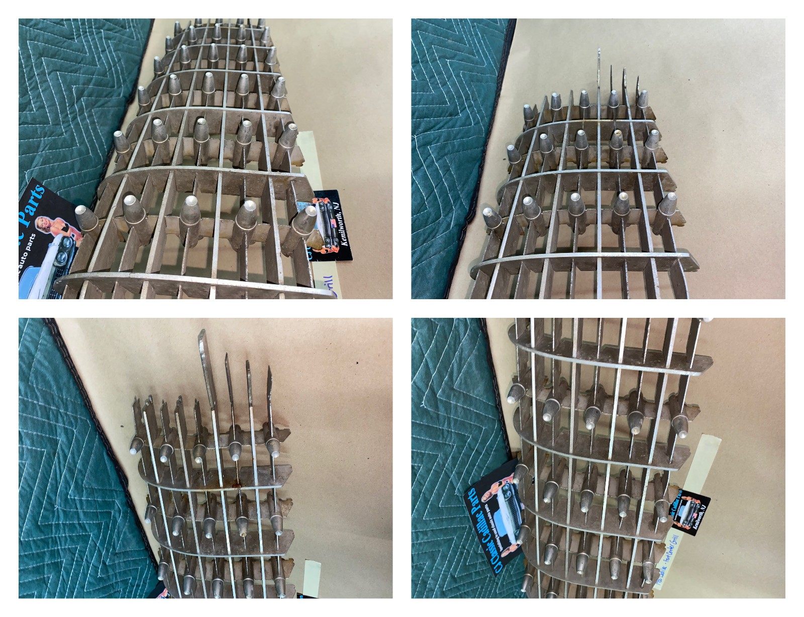 OEM 1960 Cadillac Deville Eldorado Fleetwood FRONT CENTER GRILL GRILLE WITH BULLETS #3631659 - Image 21