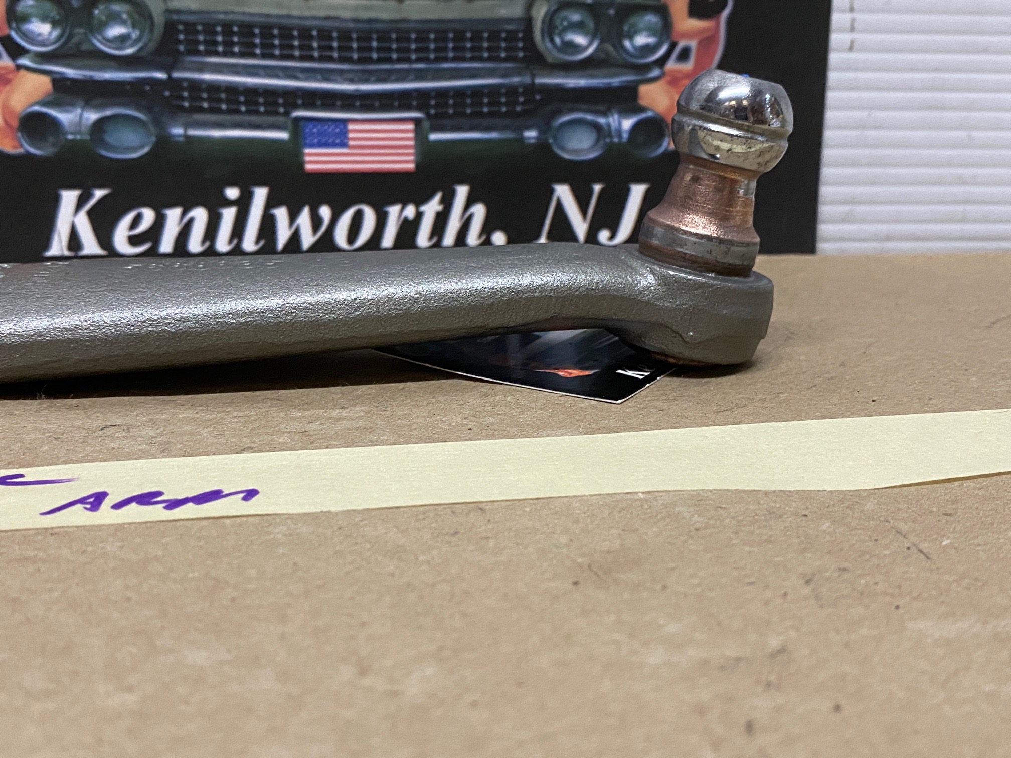 OEM 1956 CADILLAC DEVILLE ELDORADO FLEETWOOD FRONT SUSPENSION POWER STEERING GEAR BOX PITMAN ARM #5668637 - Image 9
