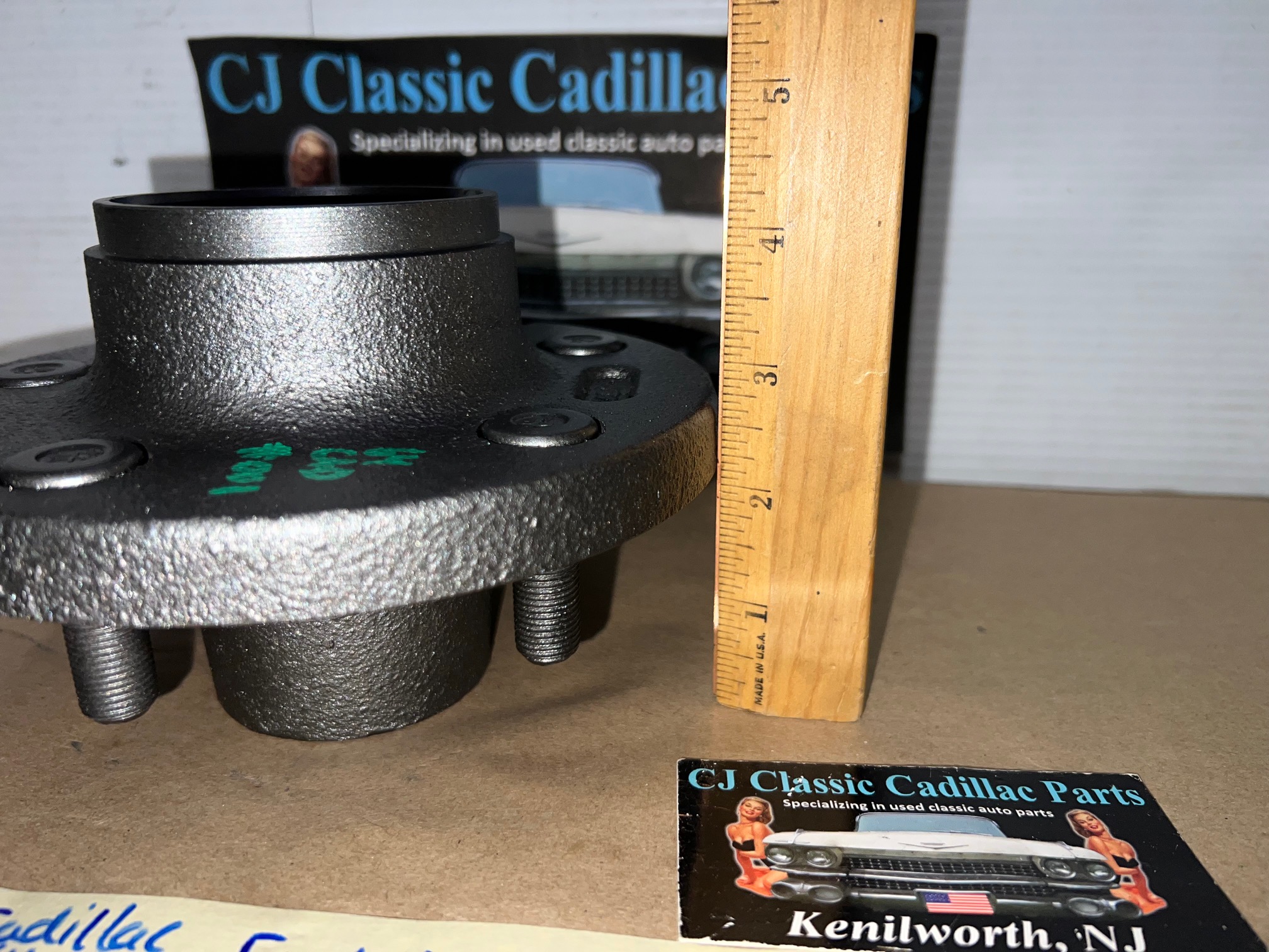 RESTORED 1961 1962 1963 1964 1965 1966 1967 1968 Cadillac Deville Calais Fleetwood 1961-1966 Eldorado RWD FRONT DRUM BRAKE HUB ASSEMBLY #1489392 - Image 17
