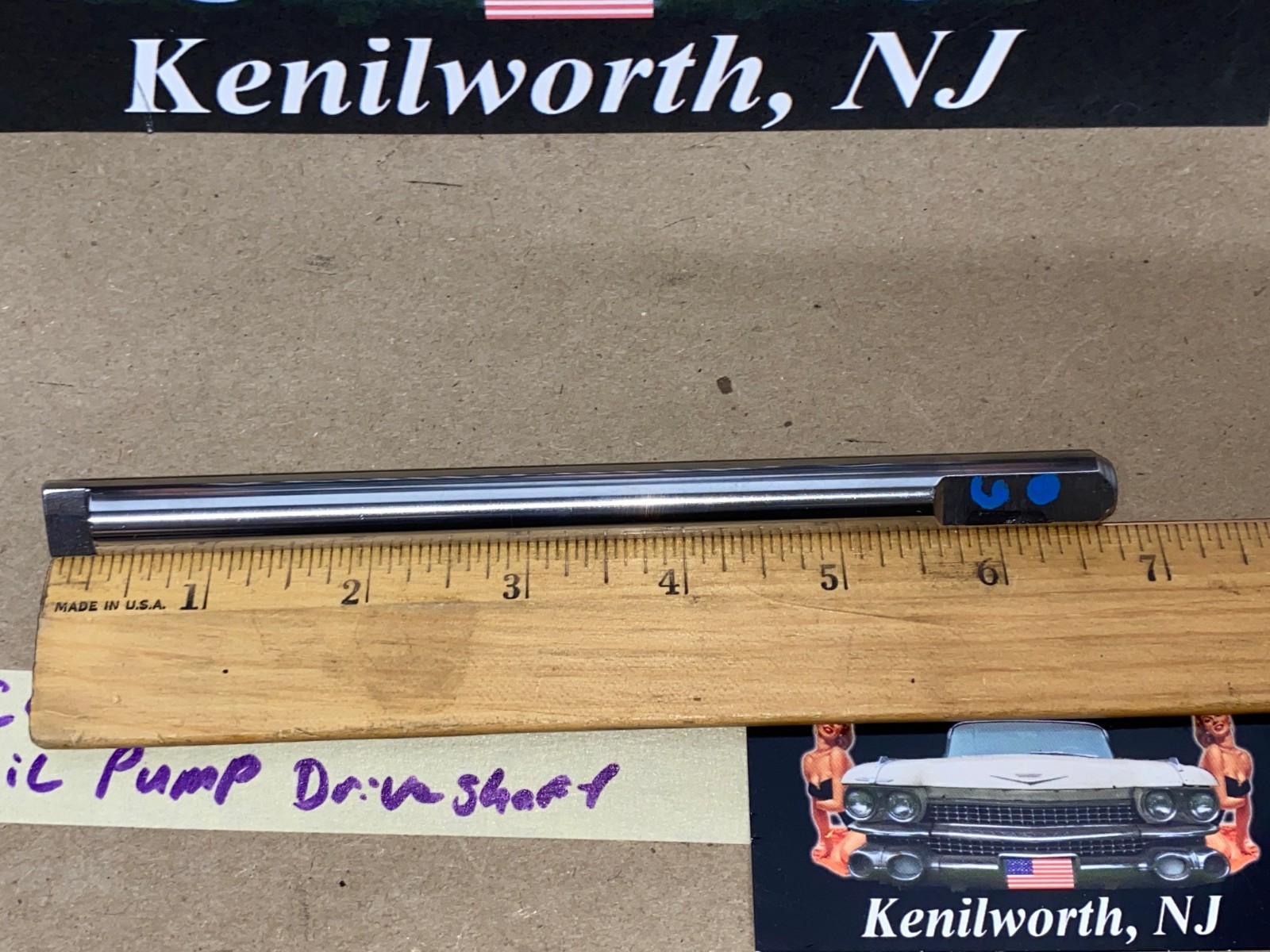 OEM 1956 1957 1958 1959 1960 1961 1962 Cadillac Deville Eldorado Fleetwood 365/390 Engine OIL PUMP DRIVE SHAFT DRIVESHAFT ROD #1463387 - Image 10