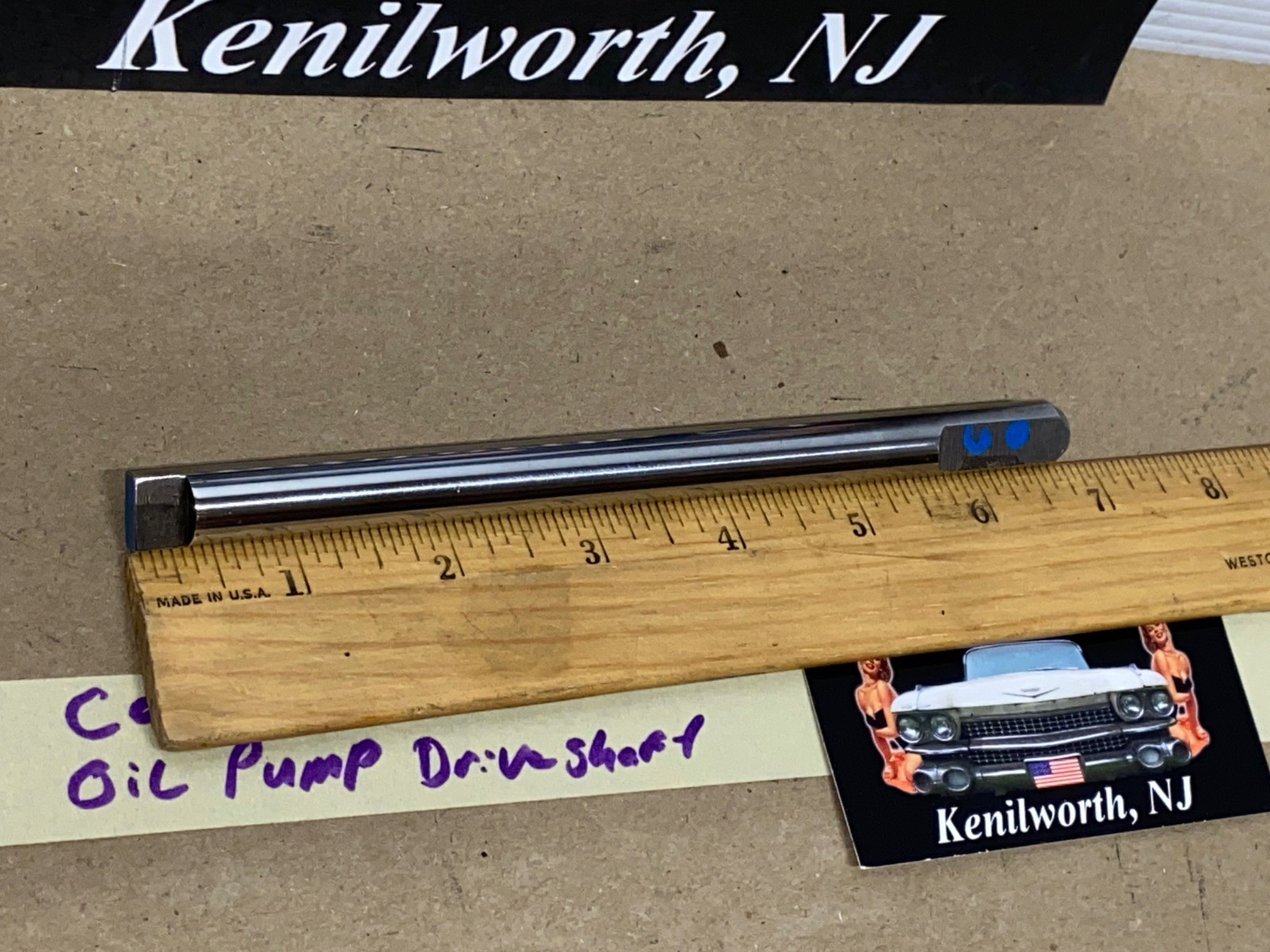 OEM 1956 1957 1958 1959 1960 1961 1962 Cadillac Deville Eldorado Fleetwood 365/390 Engine OIL PUMP DRIVE SHAFT DRIVESHAFT ROD #1463387 - Image 12