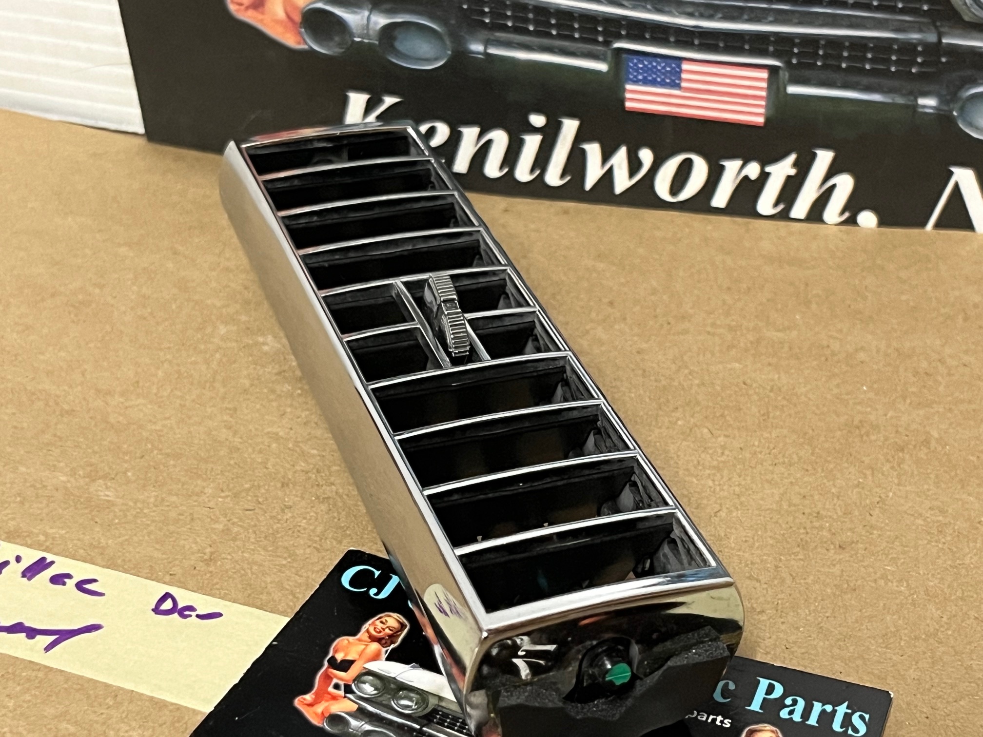 OEM 1974 1975 1976 Cadillac Deville Eldorado Fleetwood Calais DASH A/C AIR CONDITIONING HEATER DUCT VENT #1602464 - Image 4