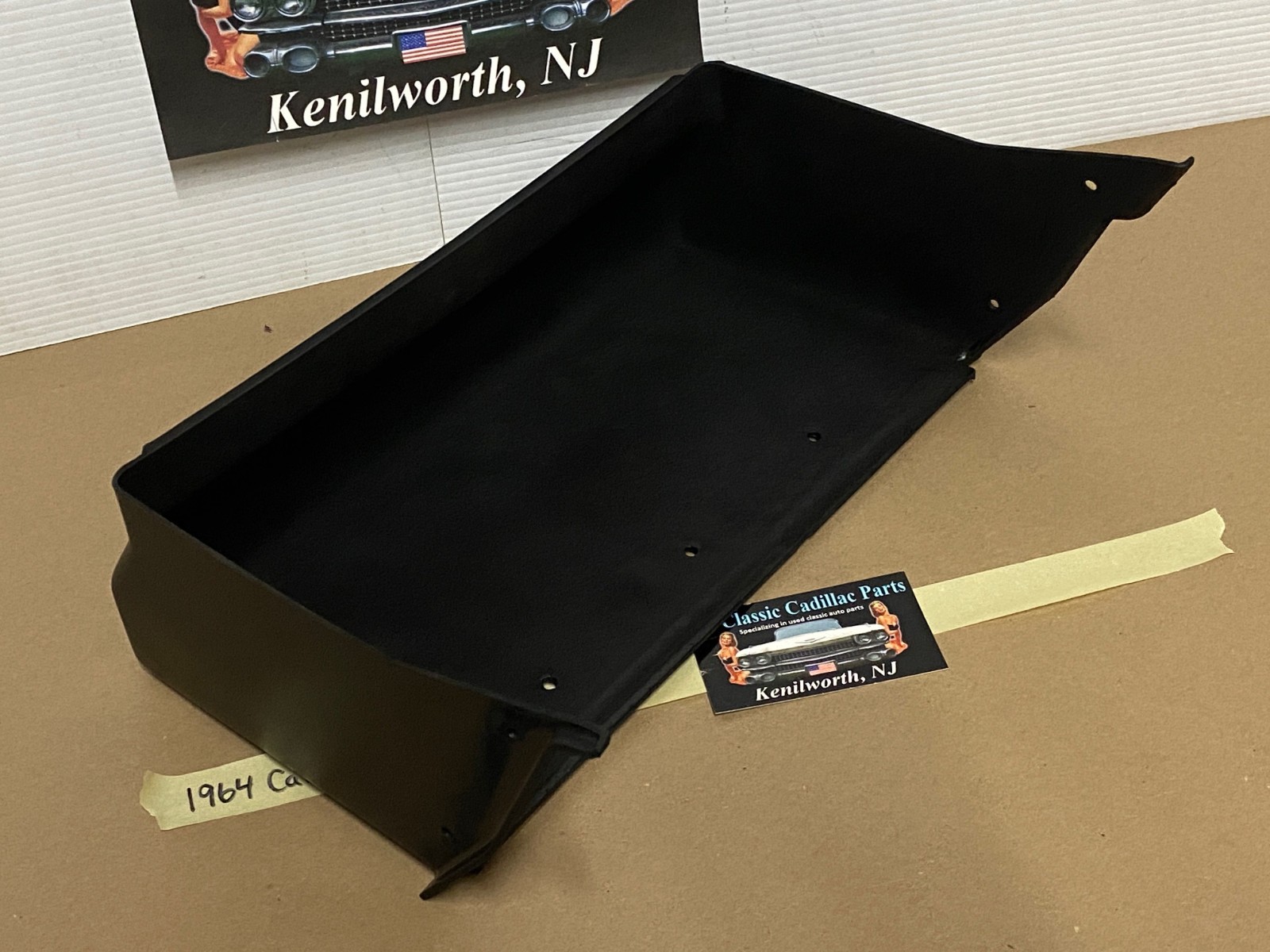 OEM 1963 1964 Cadillac Deville Eldorado Fleetwood DASH GLOVE BOX GLOVEBOX LINER STORAGE TRAY COMPARTMENT #1479023 - Image 2