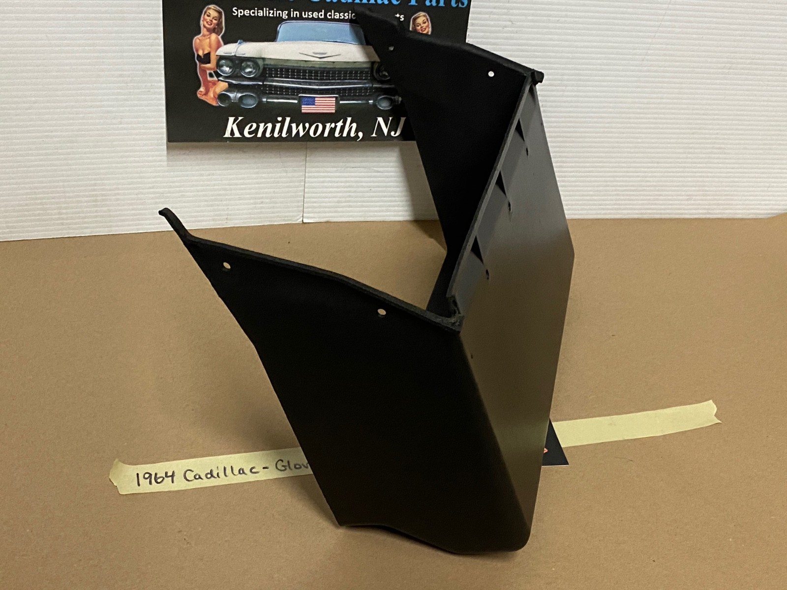 OEM 1963 1964 Cadillac Deville Eldorado Fleetwood DASH GLOVE BOX GLOVEBOX LINER STORAGE TRAY COMPARTMENT #1479023 - Image 7