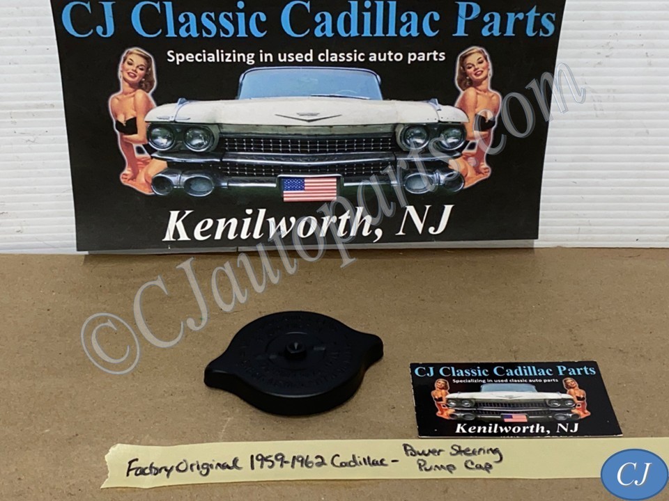 Factory Original 1959 1960 1961 1962 Cadillac Deville Eldorado Fleetwood POWER STEERING PUMP CAP LID #5688537
