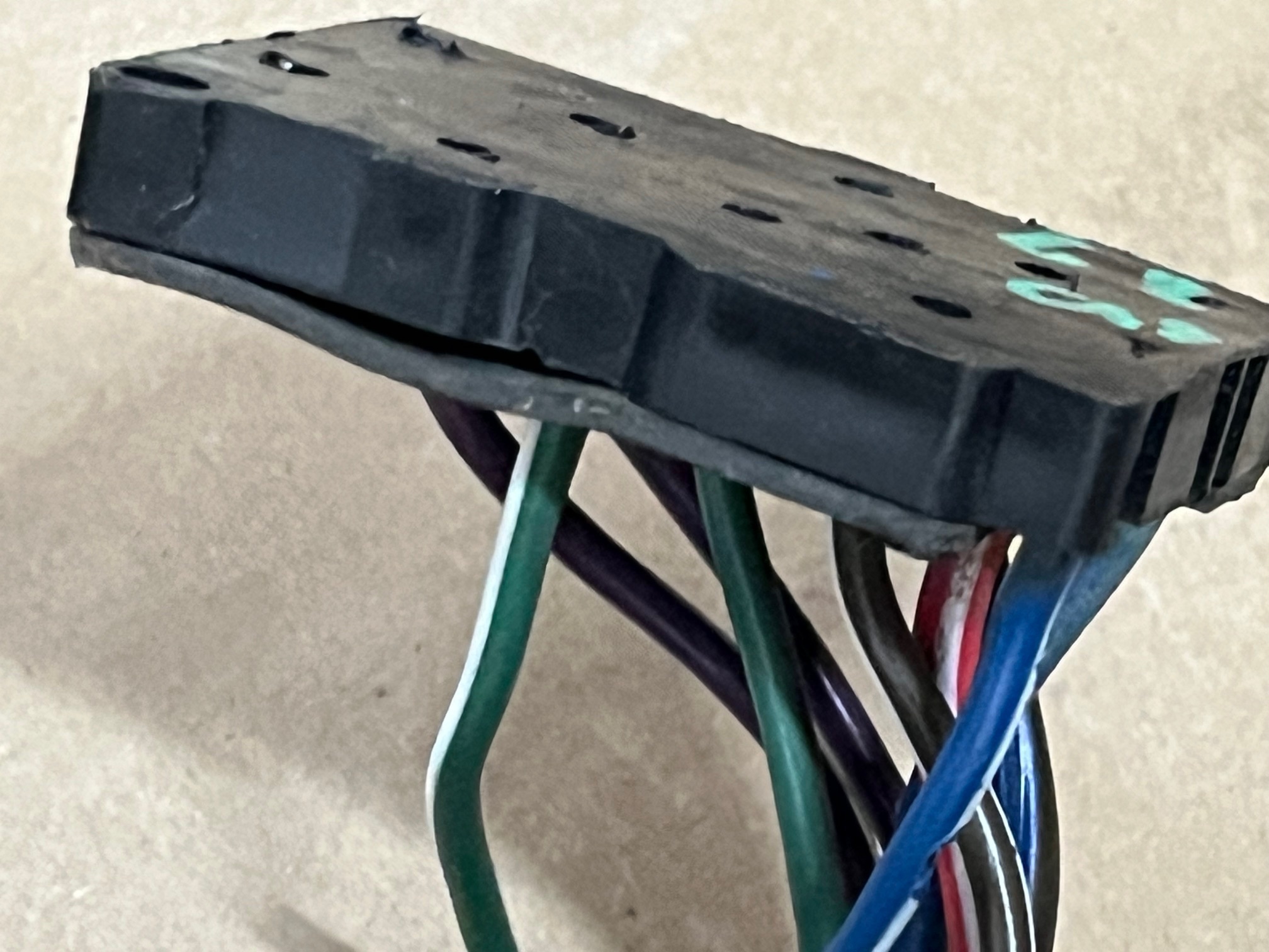 OEM 1963 1964 1965 1966 1967 1968 Cadillac Deville Eldorado Calais LEFT MASTER WINDOW SWITCH & LOCKOUT WIRE HARNESS PIGTAIL - Image 3