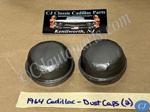OEM 1960 1961 1962 1963 1964 1965 1966 1967 1968 1969 1970 1971 Cadillac Deville Calais Fleetwood 1960 1961 1962 1963 1964 1965 1966 Eldorado FRONT AXLE HUB GREASE DUST CAP COVERS (2)