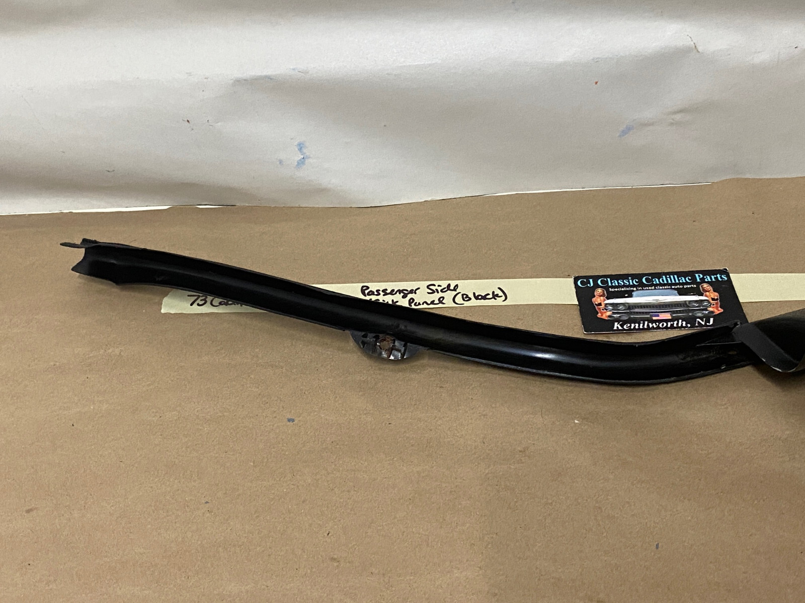 OEM 1971 1972 1973 1974 1975 1976 Cadillac Deville Eldorado Fleetwood Calais RIGHT PASSENGER SIDE LOWER KICK PANEL TRIM - BLACK #9826586 - Image 11