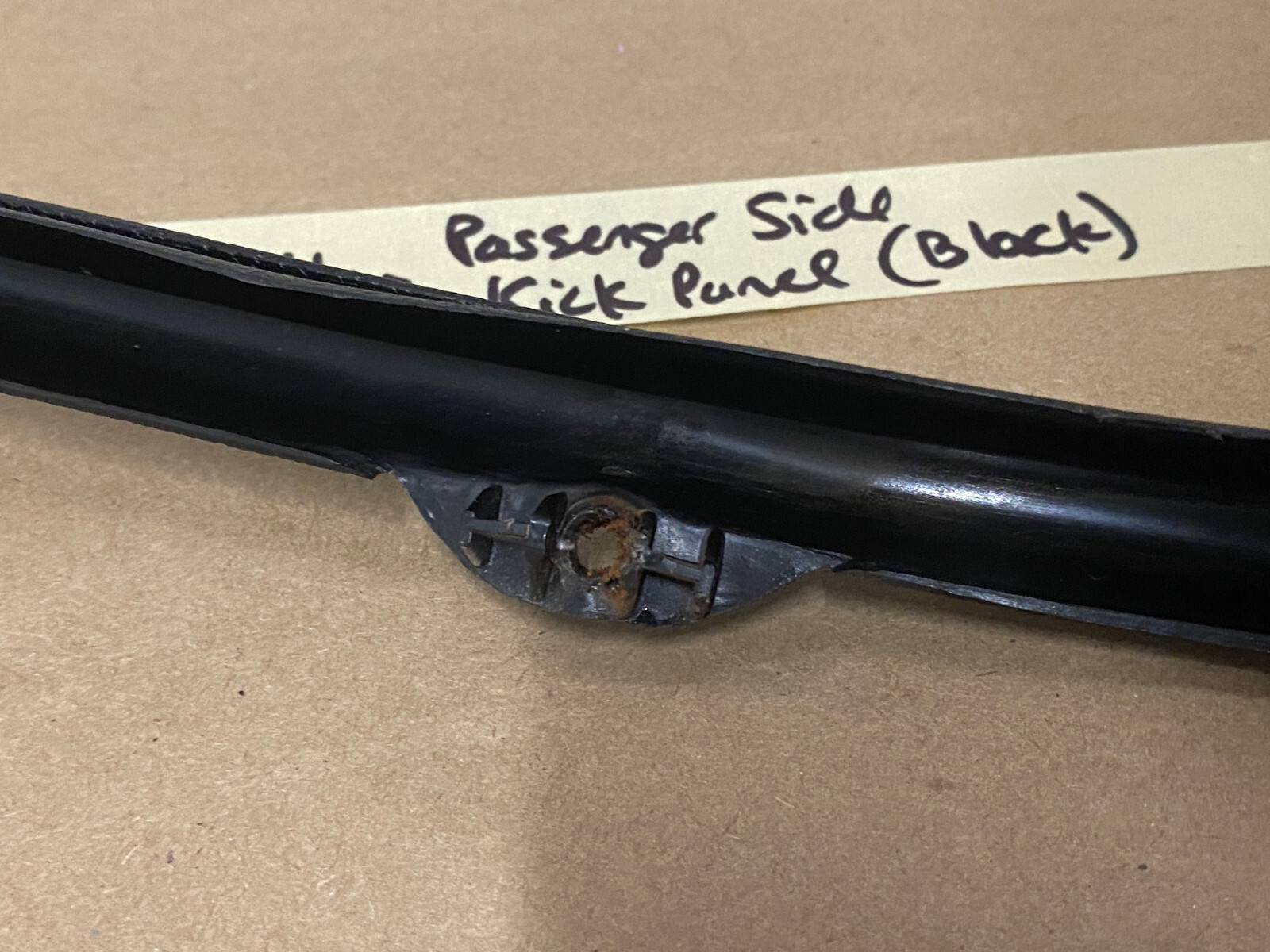 OEM 1971 1972 1973 1974 1975 1976 Cadillac Deville Eldorado Fleetwood Calais RIGHT PASSENGER SIDE LOWER KICK PANEL TRIM - BLACK #9826586 - Image 12