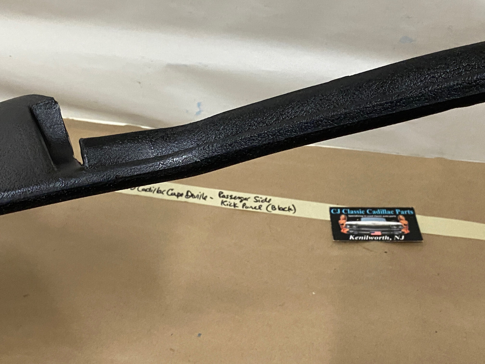 OEM 1971 1972 1973 1974 1975 1976 Cadillac Deville Eldorado Fleetwood Calais RIGHT PASSENGER SIDE LOWER KICK PANEL TRIM - BLACK #9826586 - Image 17