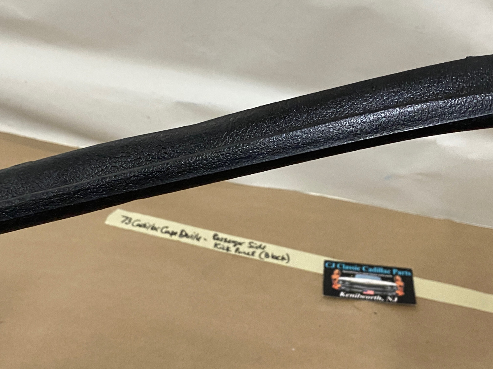 OEM 1971 1972 1973 1974 1975 1976 Cadillac Deville Eldorado Fleetwood Calais RIGHT PASSENGER SIDE LOWER KICK PANEL TRIM - BLACK #9826586 - Image 18