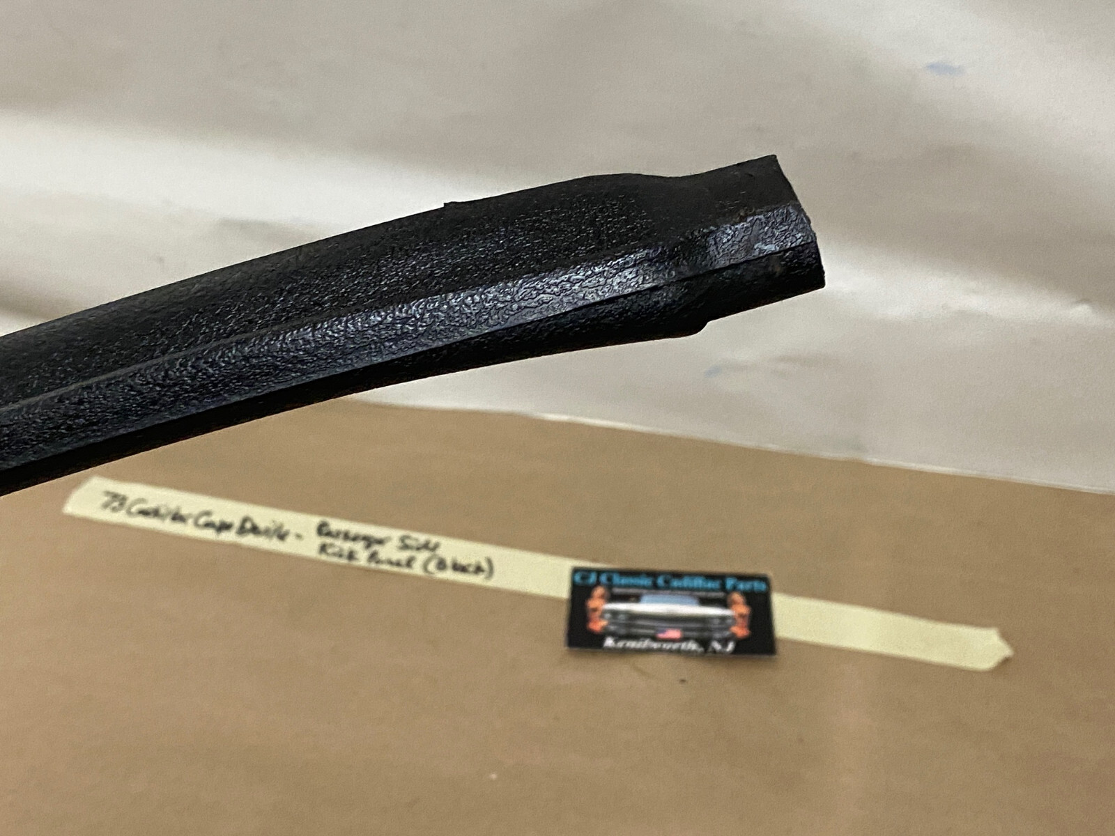 OEM 1971 1972 1973 1974 1975 1976 Cadillac Deville Eldorado Fleetwood Calais RIGHT PASSENGER SIDE LOWER KICK PANEL TRIM - BLACK #9826586 - Image 19