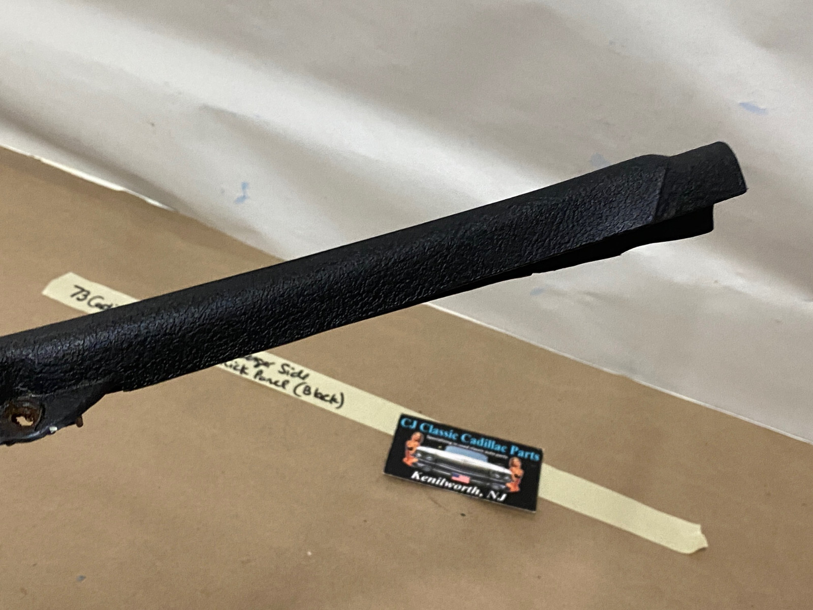 OEM 1971 1972 1973 1974 1975 1976 Cadillac Deville Eldorado Fleetwood Calais RIGHT PASSENGER SIDE LOWER KICK PANEL TRIM - BLACK #9826586 - Image 20