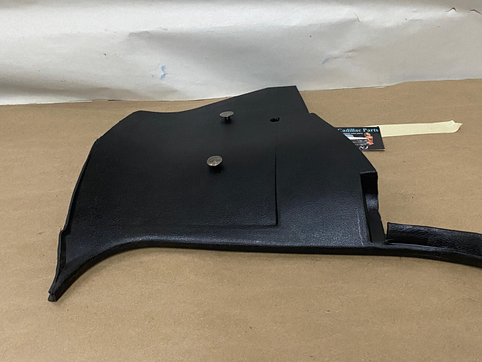 OEM 1971 1972 1973 1974 1975 1976 Cadillac Deville Eldorado Fleetwood Calais RIGHT PASSENGER SIDE LOWER KICK PANEL TRIM - BLACK #9826586 - Image 8
