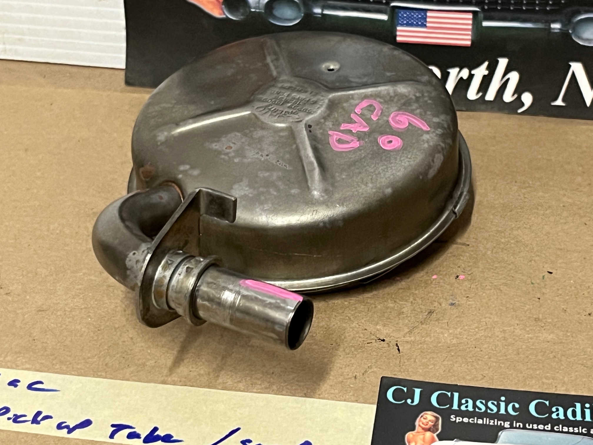 OEM 1954 1955 1956 1957 1958 1959 1960 Cadillac DEVILLE ELDORADO FLEETWOOD 390 ENGINE OIL PUMP SUMP PICKUP TUBE SCREEN #1459843 - Image 3