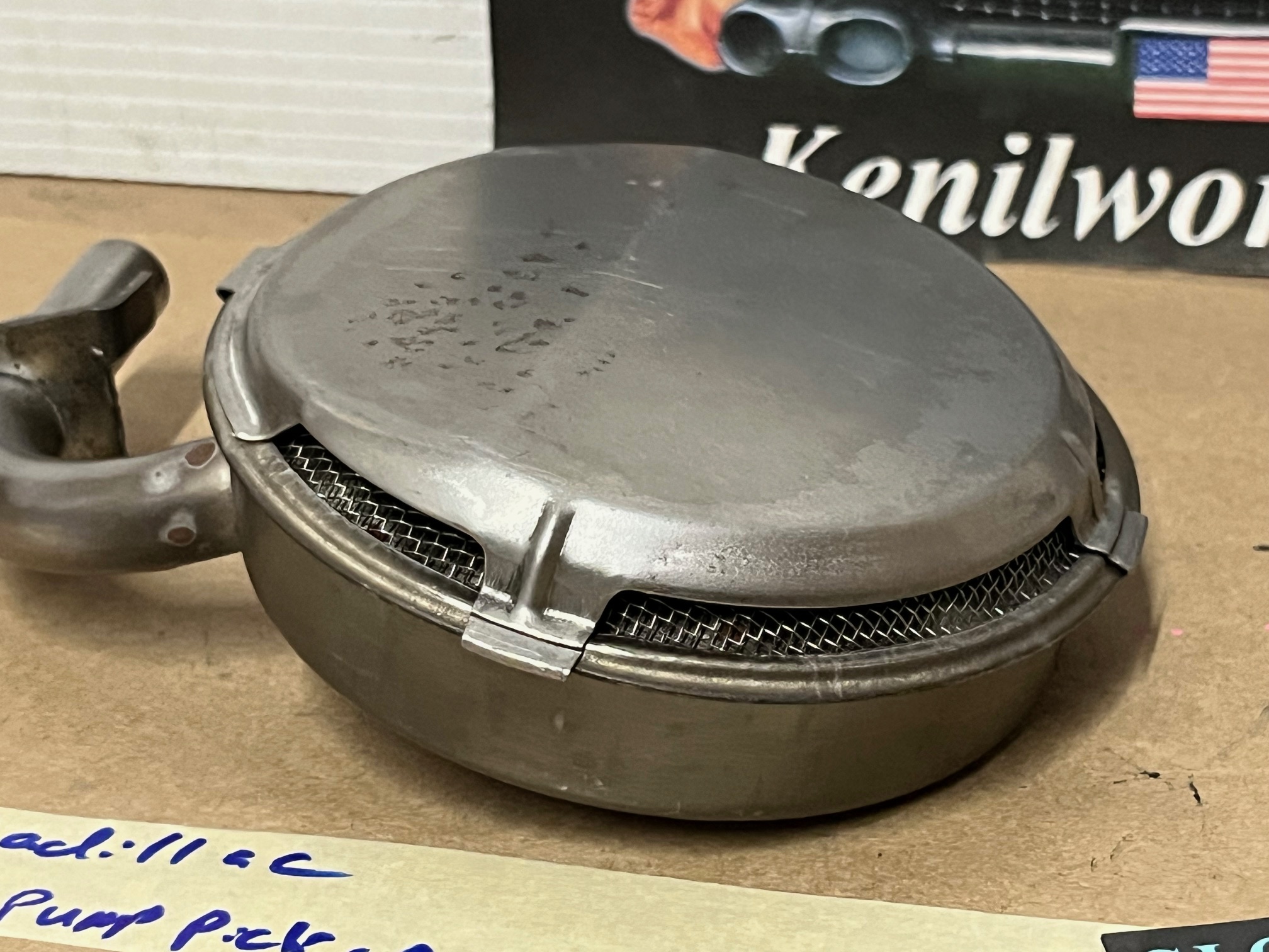 OEM 1954 1955 1956 1957 1958 1959 1960 Cadillac DEVILLE ELDORADO FLEETWOOD 390 ENGINE OIL PUMP SUMP PICKUP TUBE SCREEN #1459843 - Image 12