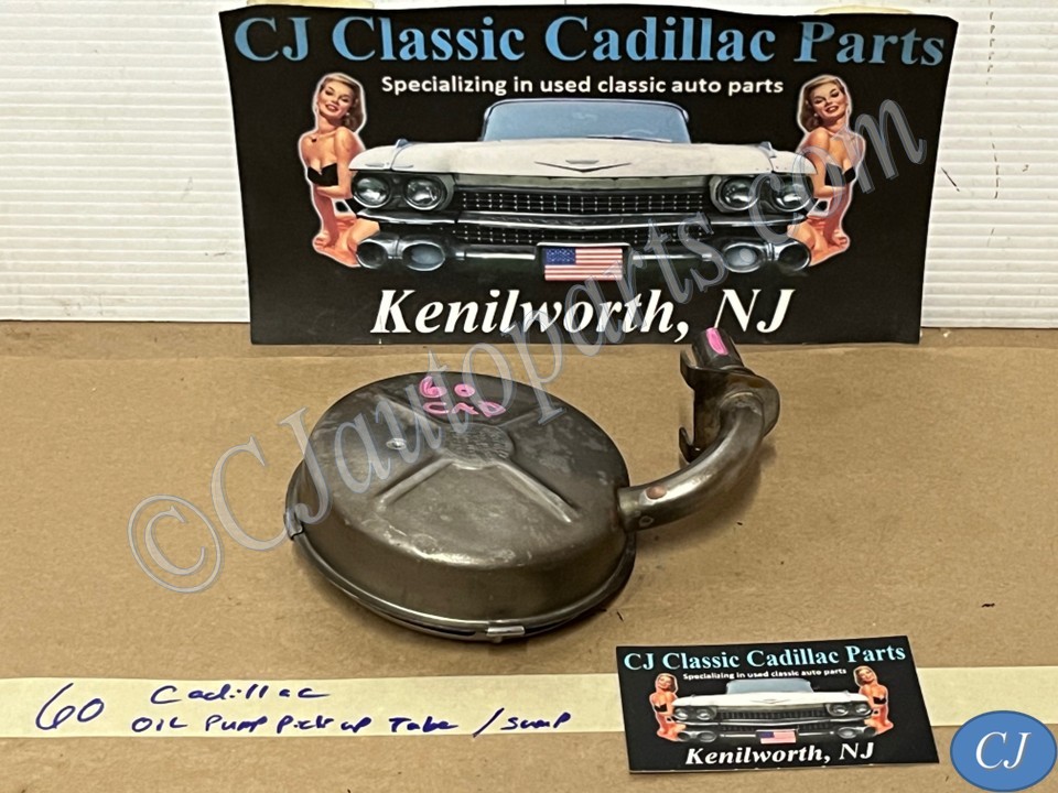 OEM 1954 1955 1956 1957 1958 1959 1960 Cadillac DEVILLE ELDORADO FLEETWOOD 390 ENGINE OIL PUMP SUMP PICKUP TUBE SCREEN #1459843