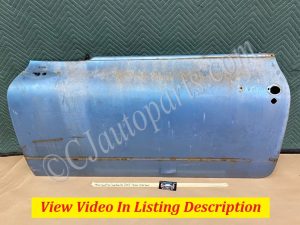 OEM 1959 1960 Cadillac Coupe Deville Eldorado LEFT DRIVER SIDE FRONT DOOR SHELL **SOLID** #4801105
