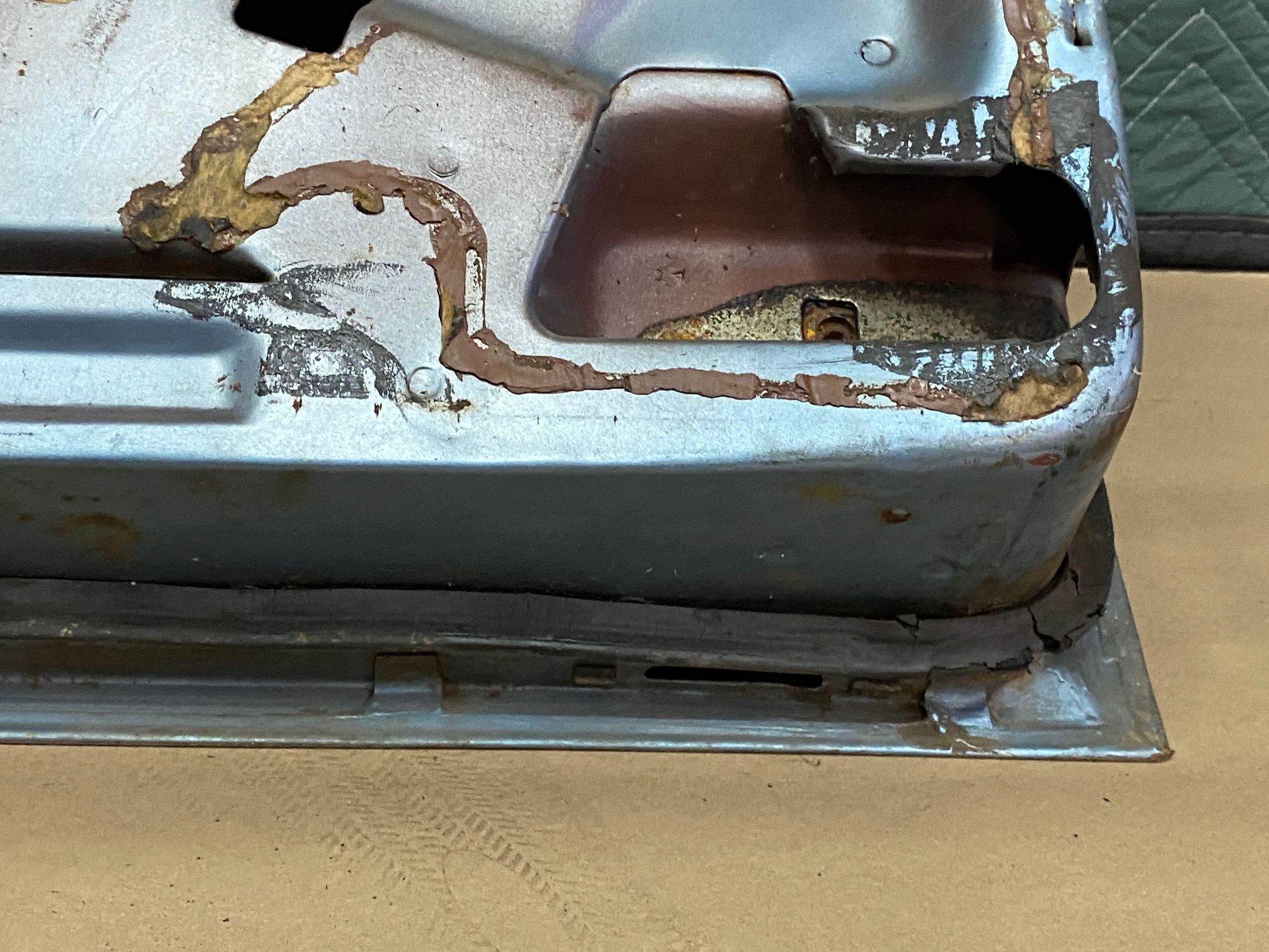 OEM 1959 1960 Cadillac Coupe Deville Eldorado LEFT DRIVER SIDE FRONT DOOR SHELL **SOLID** #4801105 - Image 26