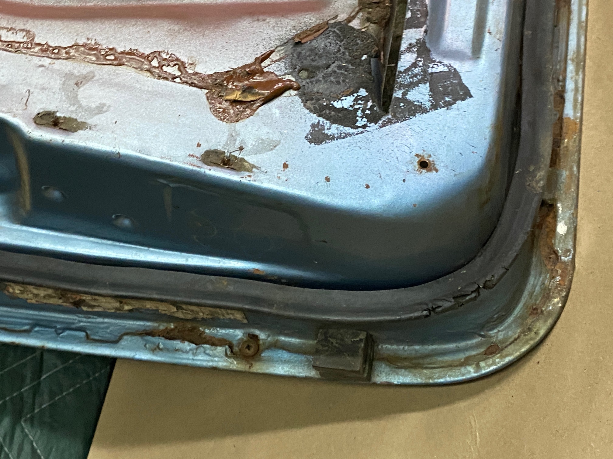 OEM 1959 1960 Cadillac Coupe Deville Eldorado LEFT DRIVER SIDE FRONT DOOR SHELL **SOLID** #4801105 - Image 27
