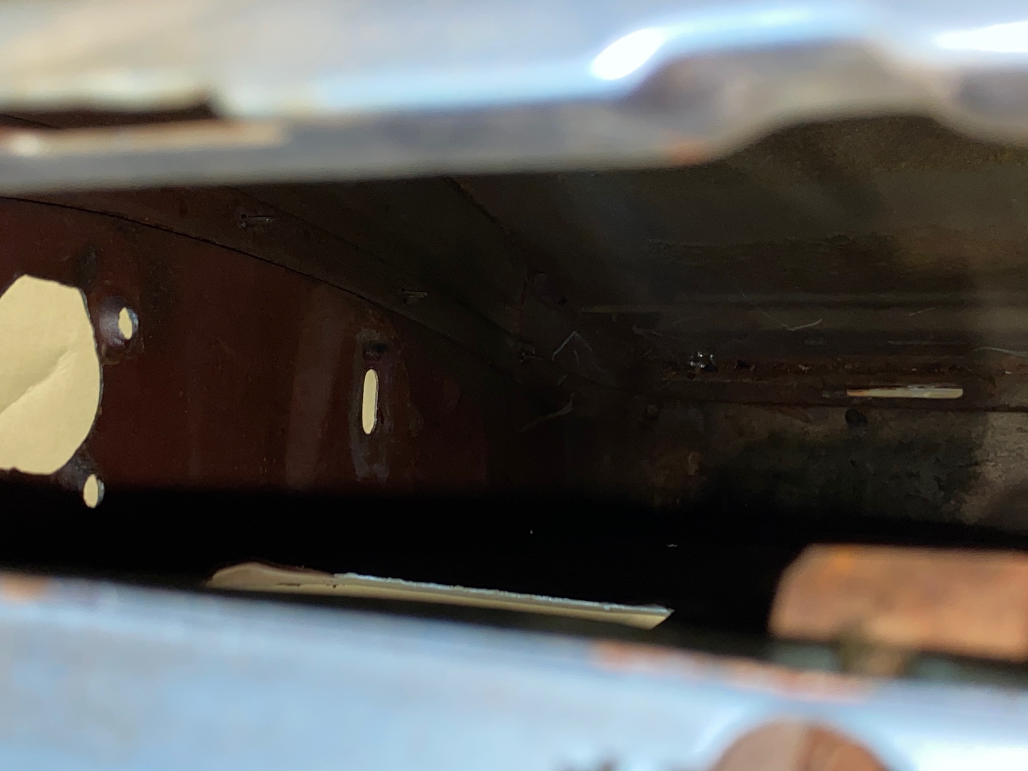 OEM 1959 1960 Cadillac Coupe Deville Eldorado LEFT DRIVER SIDE FRONT DOOR SHELL **SOLID** #4801105 - Image 31