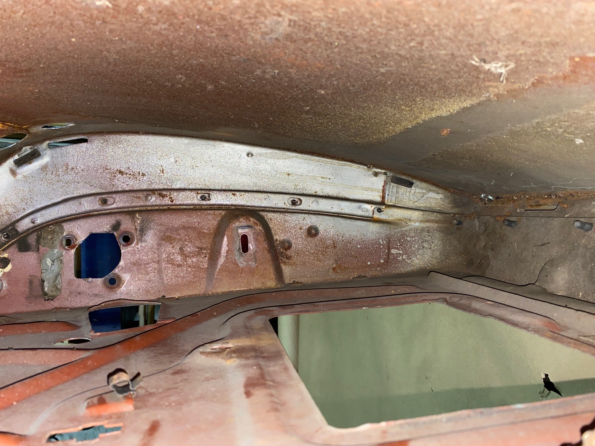 OEM 1959 1960 Cadillac Coupe Deville Eldorado LEFT DRIVER SIDE FRONT DOOR SHELL **SOLID** #4801105 - Image 35