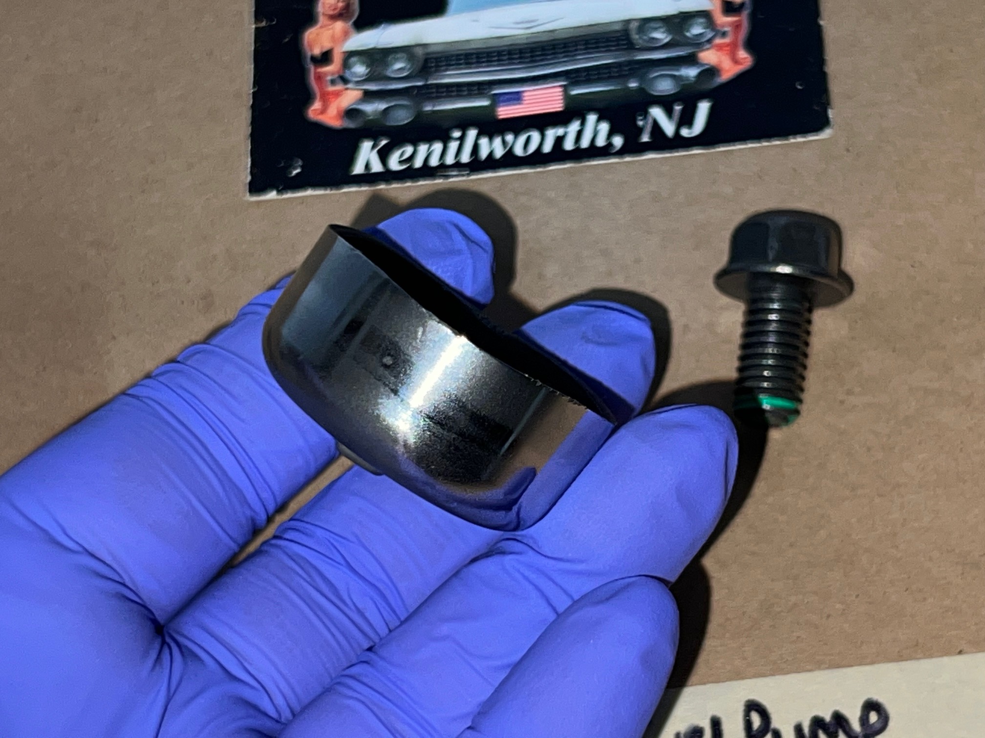 OEM 1968 1969 1970 1971 1972 1973 1974 1975 1976 1977 1978 1979 1980 1981 Cadillac Deville Eldorado Calais Fleetwood 472/500/425/368 Engine FUEL PUMP ECCENTRIC LOBE & BOLT - Image 4