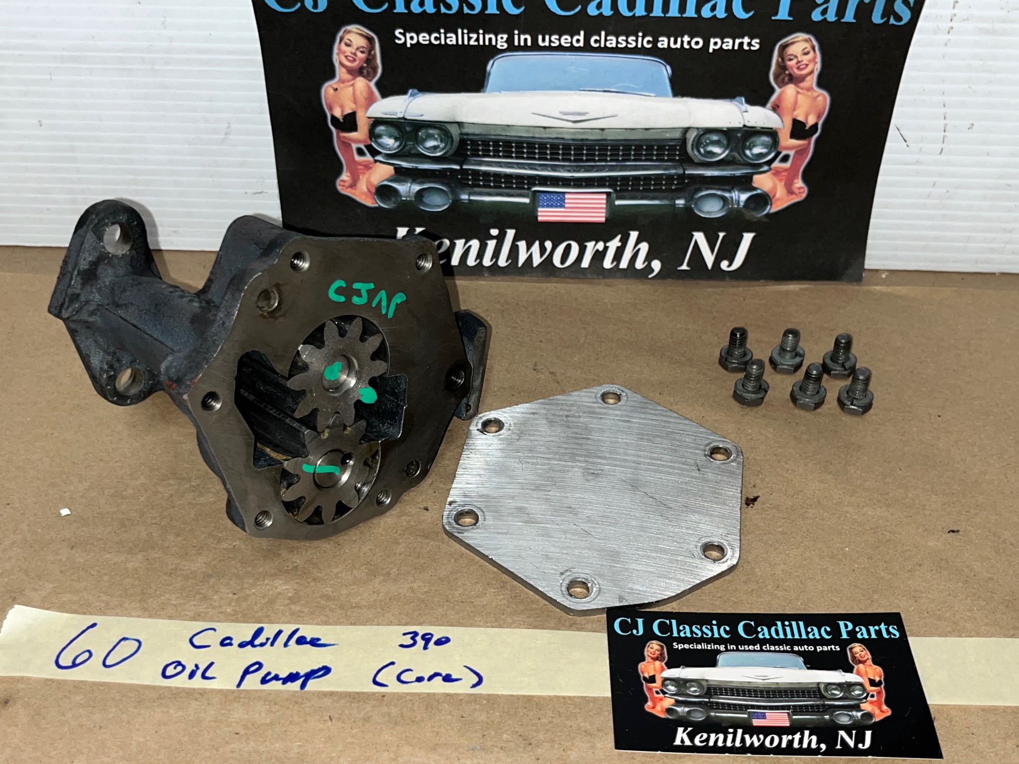 OEM 1959 1960 CADILLAC DEVILLE ELDORADO FLEETWOOD OIL PUMP #1471485/#3511606 **CORE** - Image 8