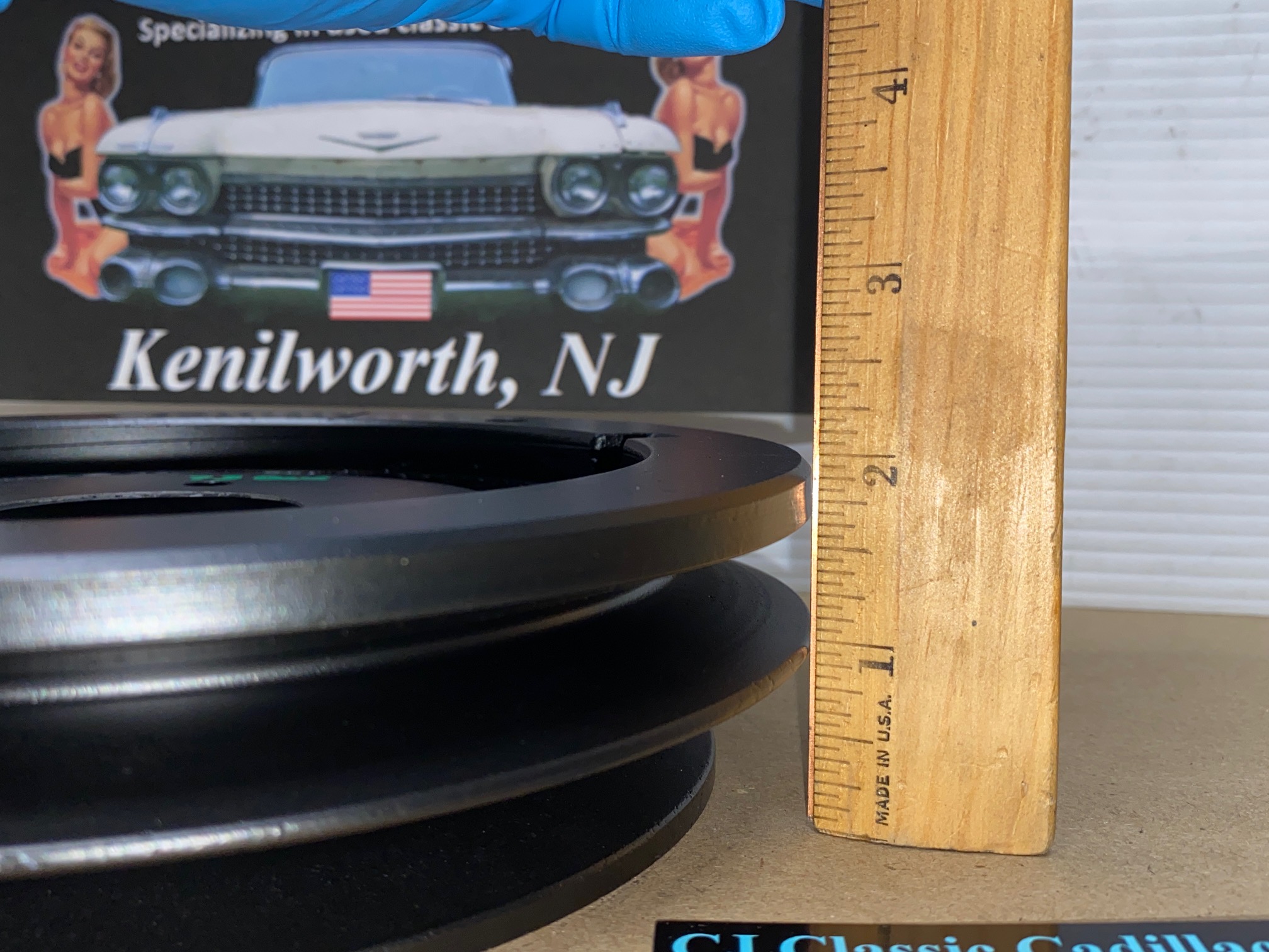 RESTORED 1973 Cadillac Deville Eldorado Fleetwood Calais Commercial Chassis 472/500 Engine CAST IRON CRANKSHAFT CRANK PULLEY DOUBLE 2 GROOVE - WITHOUT SMOG #3518534/#1602547 - Image 5