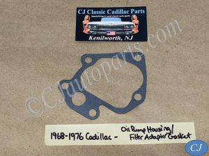 NEW 1968 1969 1970 1971 1972 1973 1974 1975 1976 Cadillac Fleetwood Deville Eldorado Calais 472/500 Engine OIL PUMP HOUSING/OIL FILTER ADAPTER GASKET