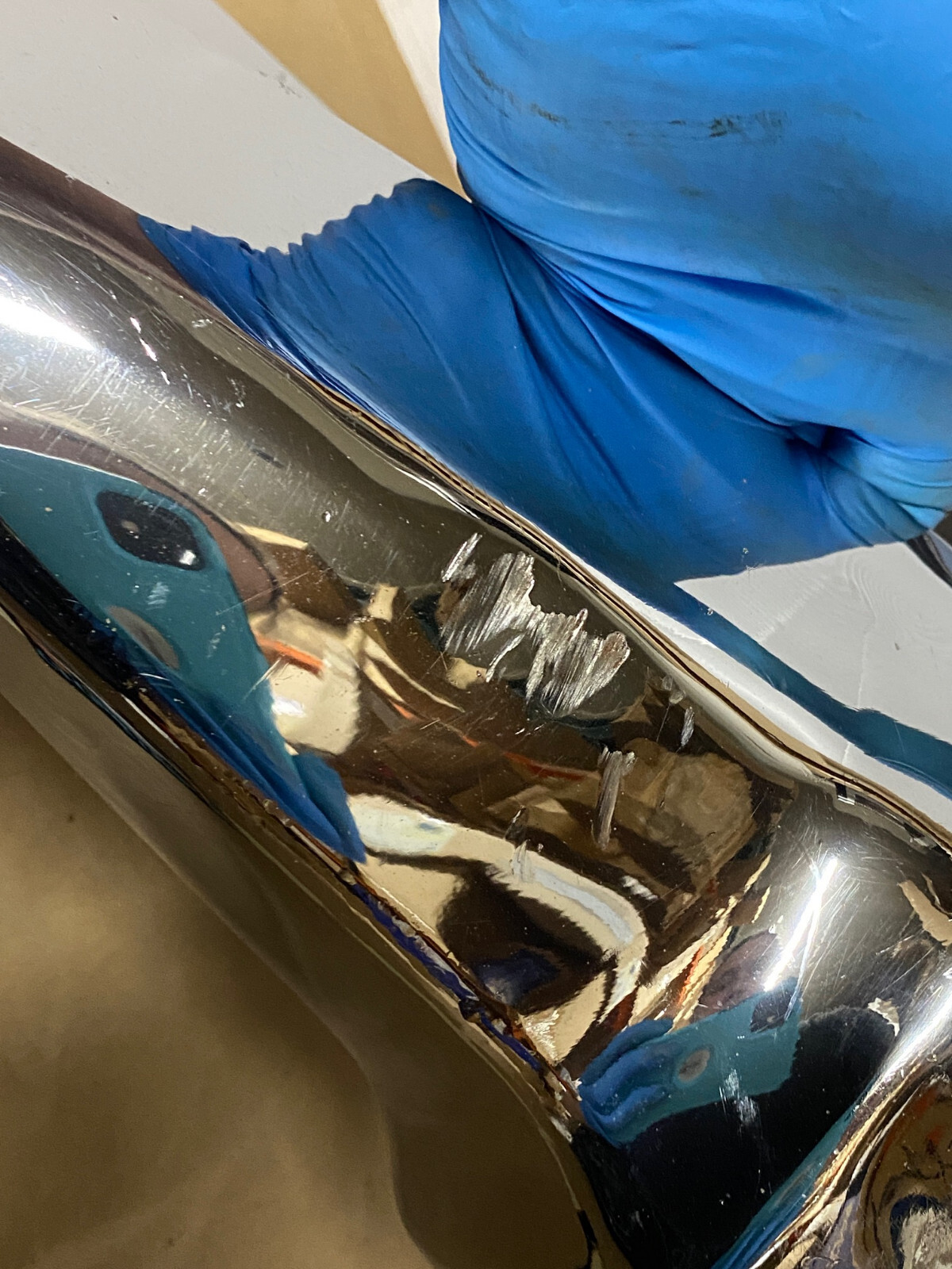 OEM 1969 Cadillac Deville Calais Fleetwood DRIVER SIDE LEFT LOWER REAR BUMPER END #3514613 - Image 13