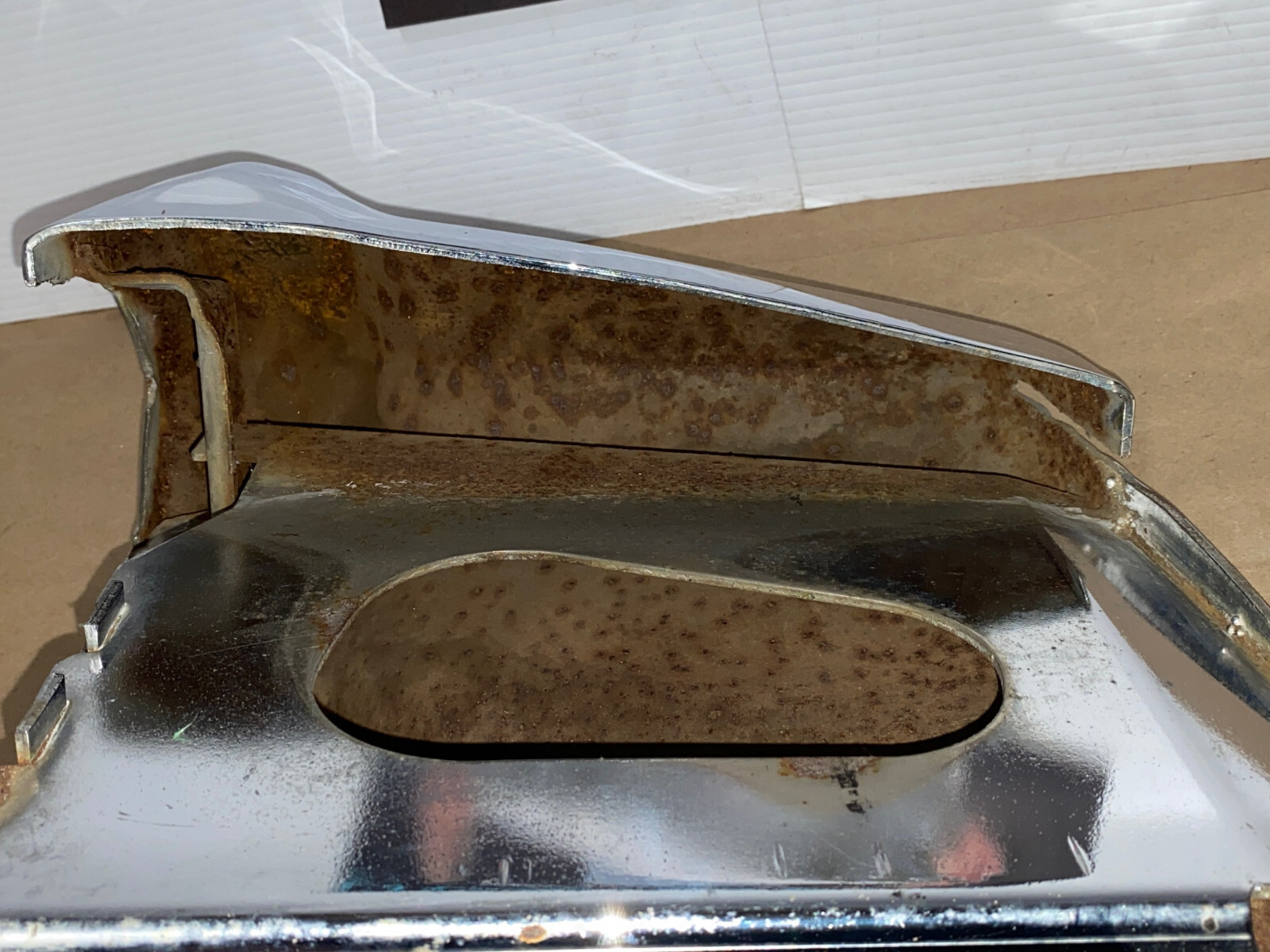 OEM 1969 Cadillac Deville Calais Fleetwood DRIVER SIDE LEFT LOWER REAR BUMPER END #3514613 - Image 17