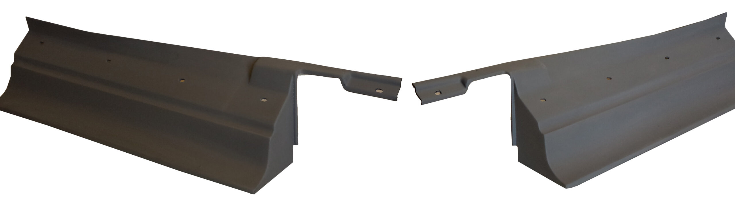 NEW 1977 1978 Cadillac Eldorado 2 Piece Rear Bezel Filler Set Bumper Fillers - Image 3