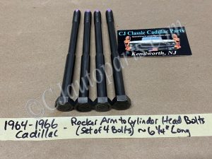 1964 1965 1966 Cadillac Deville Eldorado Fleetwood Calais 429 Engine ROCKER ARM CYLINDER HEAD BOLTS (~6-1/4" LONG) SET OF 4 #1480974
