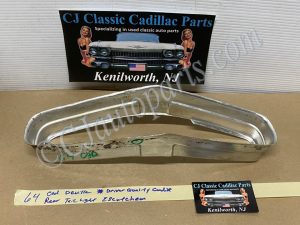 OEM 1964 Cadillac Deville Eldorado Fleetwood REAR BUMPER TAIL LIGHT LAMP BEZEL ESCUTCHEON #1481132
