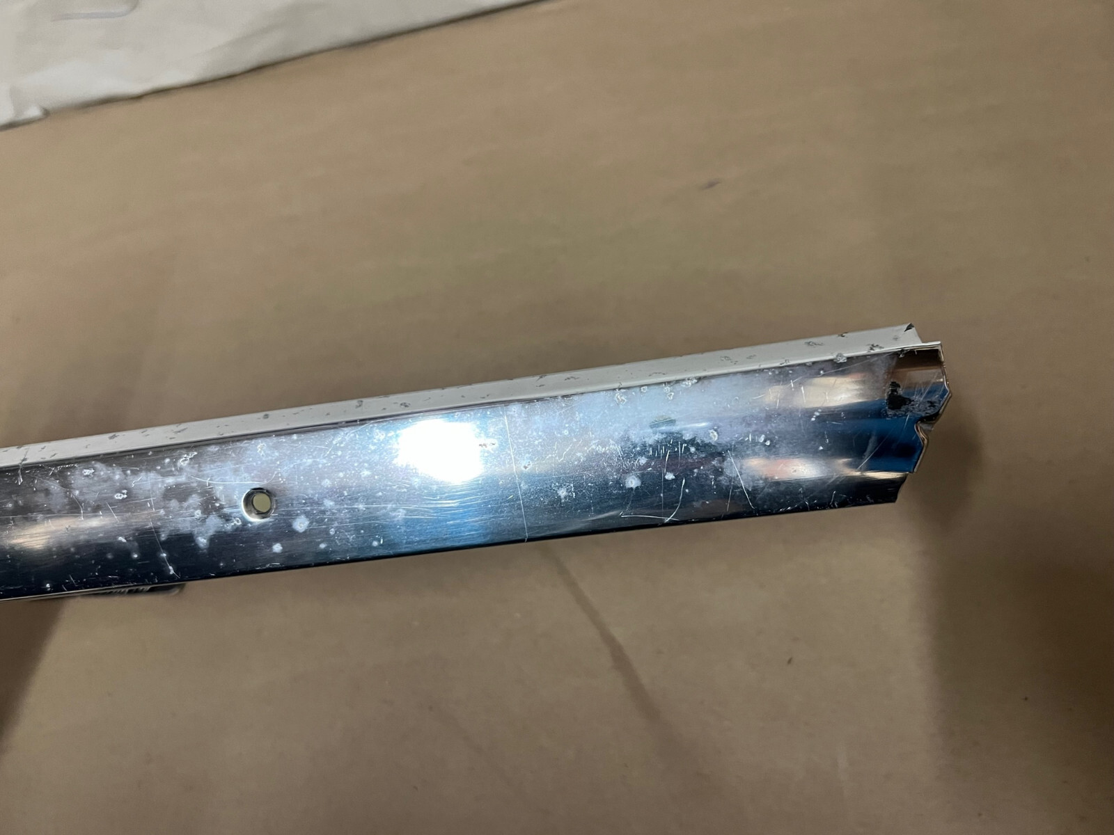 OEM 1959 1960 Cadillac Deville 4 Door 4 Window FLAT TOP INTERIOR LEFT SIDE HEADLINER TRIM (ABOVE DOORS) #4757727 - Image 10
