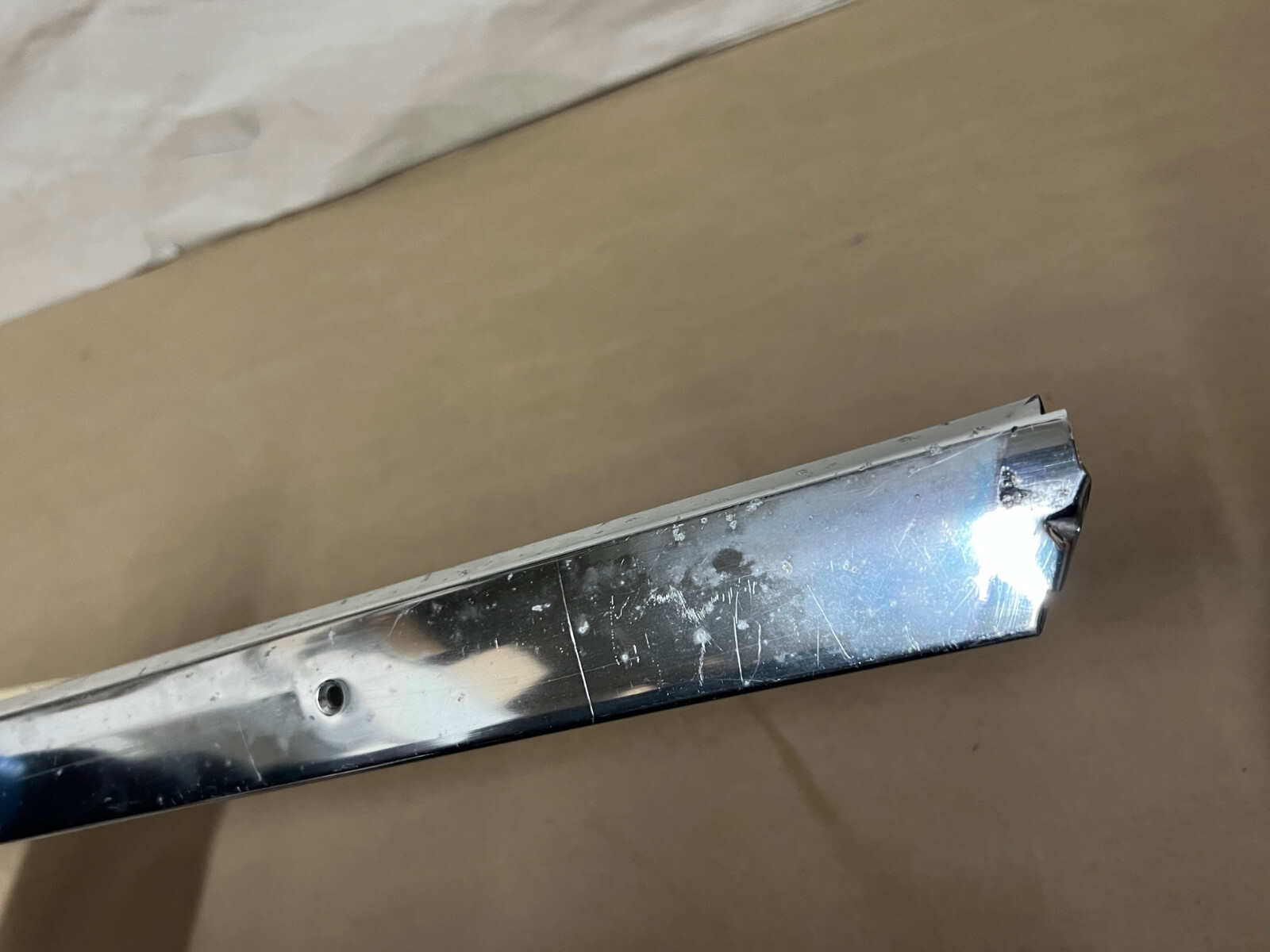OEM 1959 1960 Cadillac Deville 4 Door 4 Window FLAT TOP INTERIOR LEFT SIDE HEADLINER TRIM (ABOVE DOORS) #4757727 - Image 11