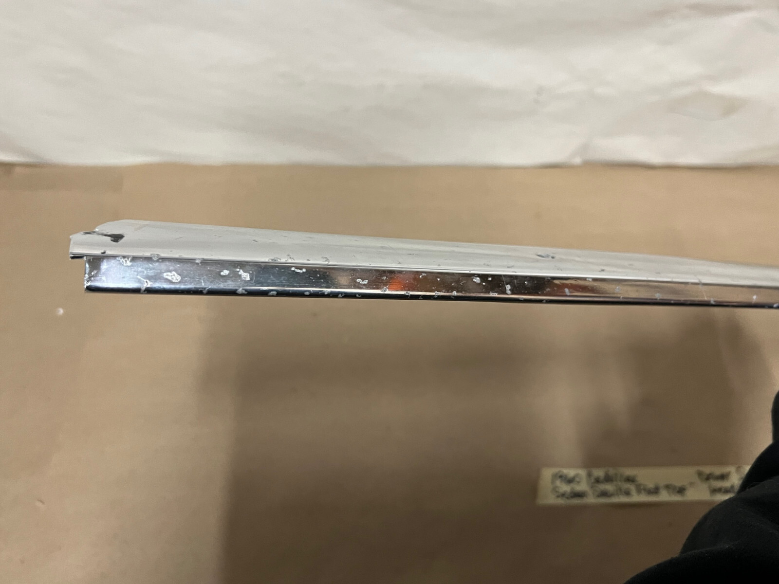 OEM 1959 1960 Cadillac Deville 4 Door 4 Window FLAT TOP INTERIOR LEFT SIDE HEADLINER TRIM (ABOVE DOORS) #4757727 - Image 12