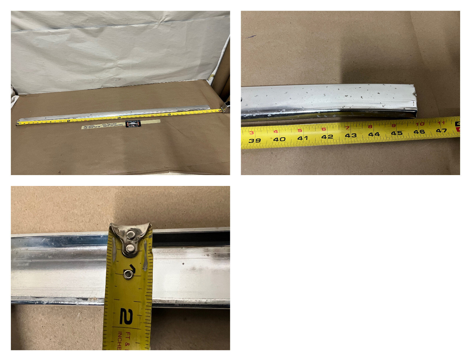 OEM 1959 1960 Cadillac Deville 4 Door 4 Window FLAT TOP INTERIOR LEFT SIDE HEADLINER TRIM (ABOVE DOORS) #4757727 - Image 24