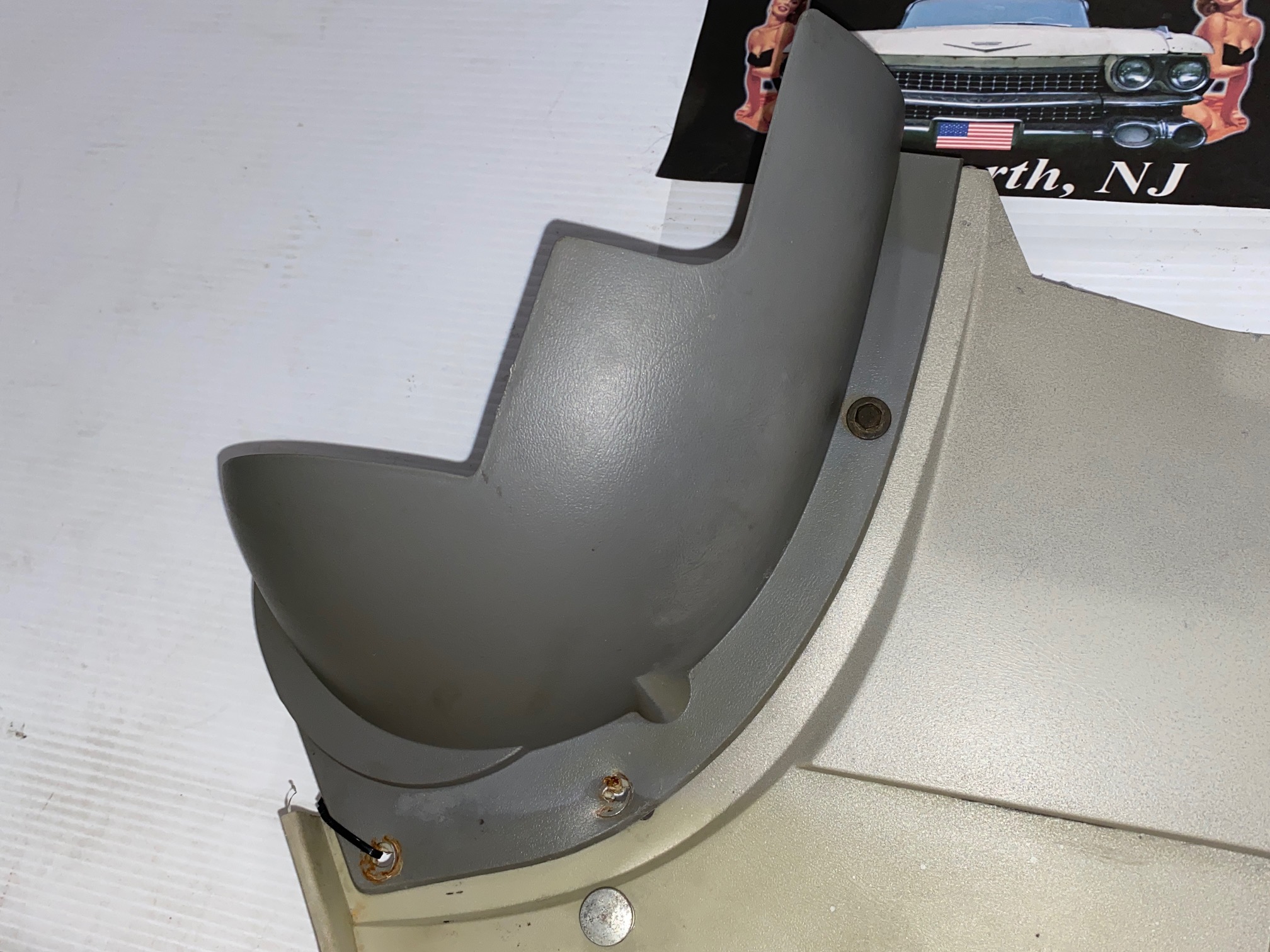 OEM 1976 1977 1978 1979 Cadillac Seville RIGHT PASSENGER SIDE KICK PANEL TRIM #1696639/#1702221 - Image 2