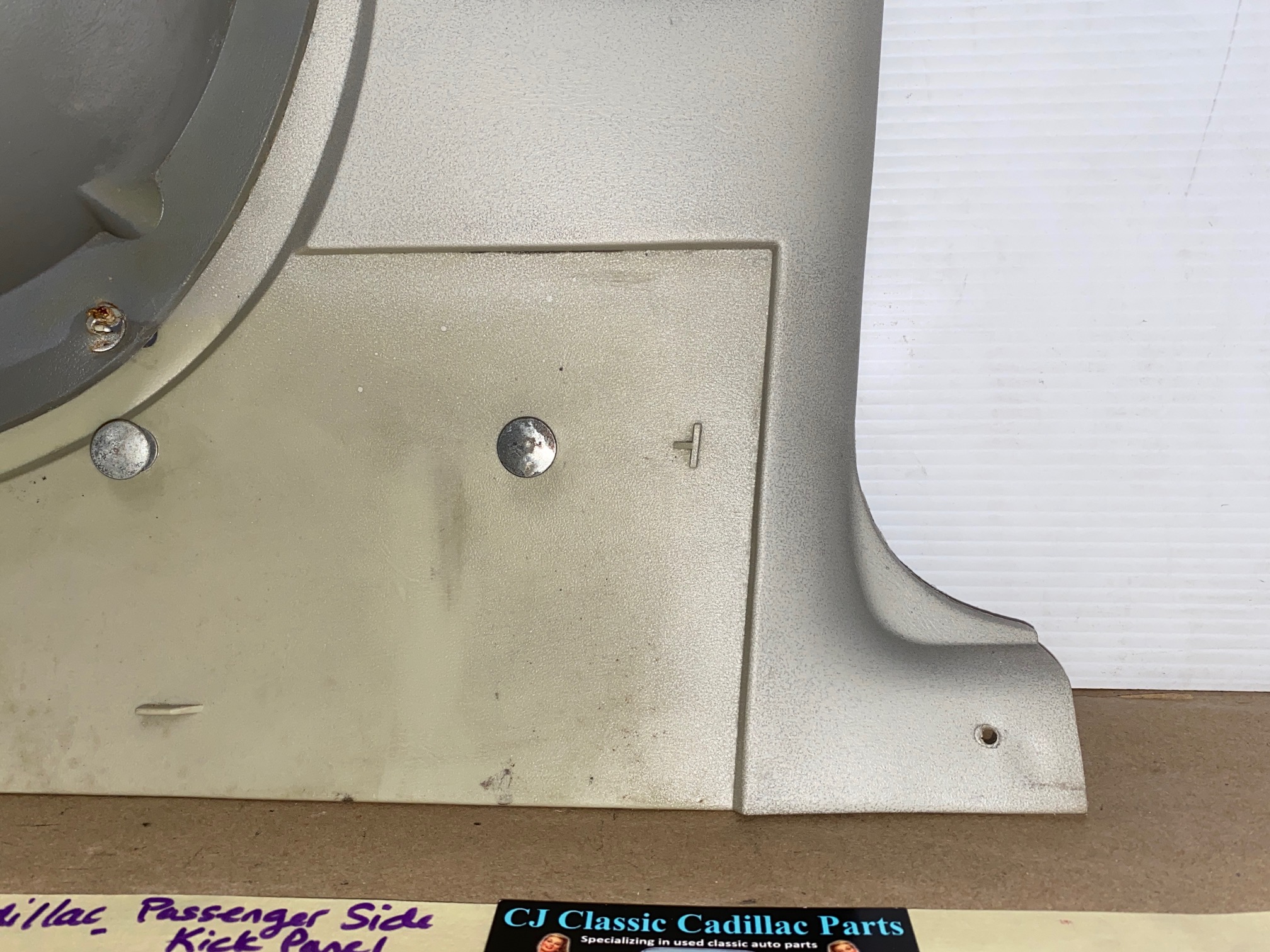 OEM 1976 1977 1978 1979 Cadillac Seville RIGHT PASSENGER SIDE KICK PANEL TRIM #1696639/#1702221 - Image 4