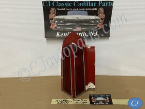 OEM 1973 Cadillac Eldorado LEFT SIDE TAIL LIGHT LENS BEZEL QUARTER PANEL EXTENSION #5965469/#5966471