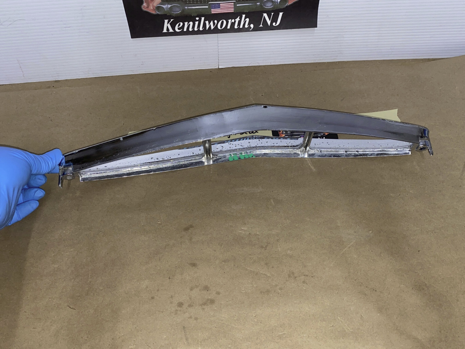 OEM 1967 1968 Cadillac Deville Fleetwood Calais Commrecial Chassis TAIL LIGHT BEZEL TRIM BUMPER END REAR LAMP #5959155 - Image 21
