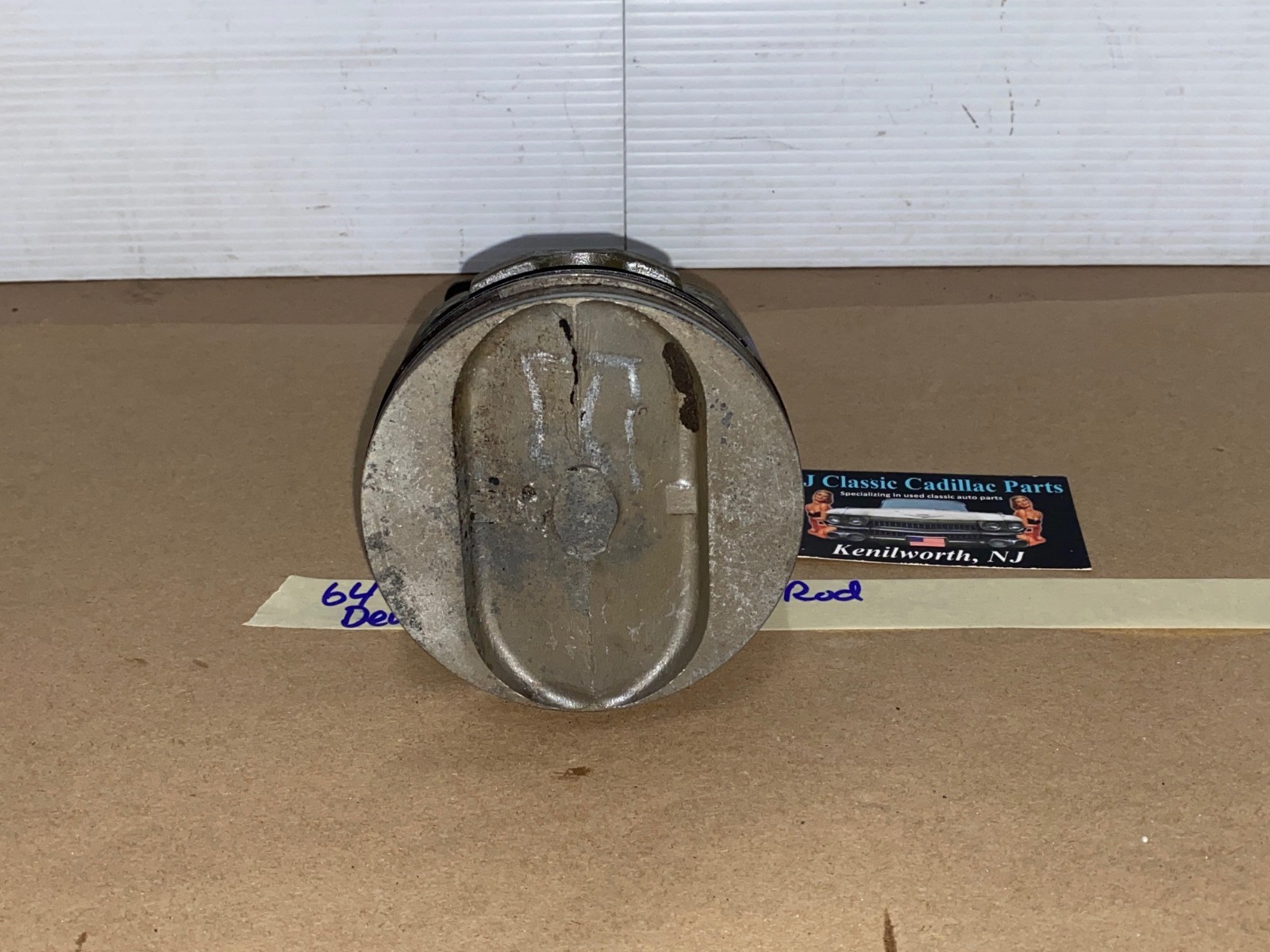 OEM 1964 1965 1966 1967 Cadillac Deville Fleetwood Eldorado Calais 429 ENGINE CONNECTING ROD & PISTON #1 - Image 6