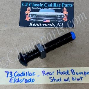 OEM 1971 1972 1973 1974 1975 1976 Cadillac Deville Fleetwood Calais Commrecial Chassis 1971 1972 1973 1974 1975 1976 1977 1978 Eldorado REAR HOOD BUMPER (ON COWL) STUD & NUT #1498473/#1609645